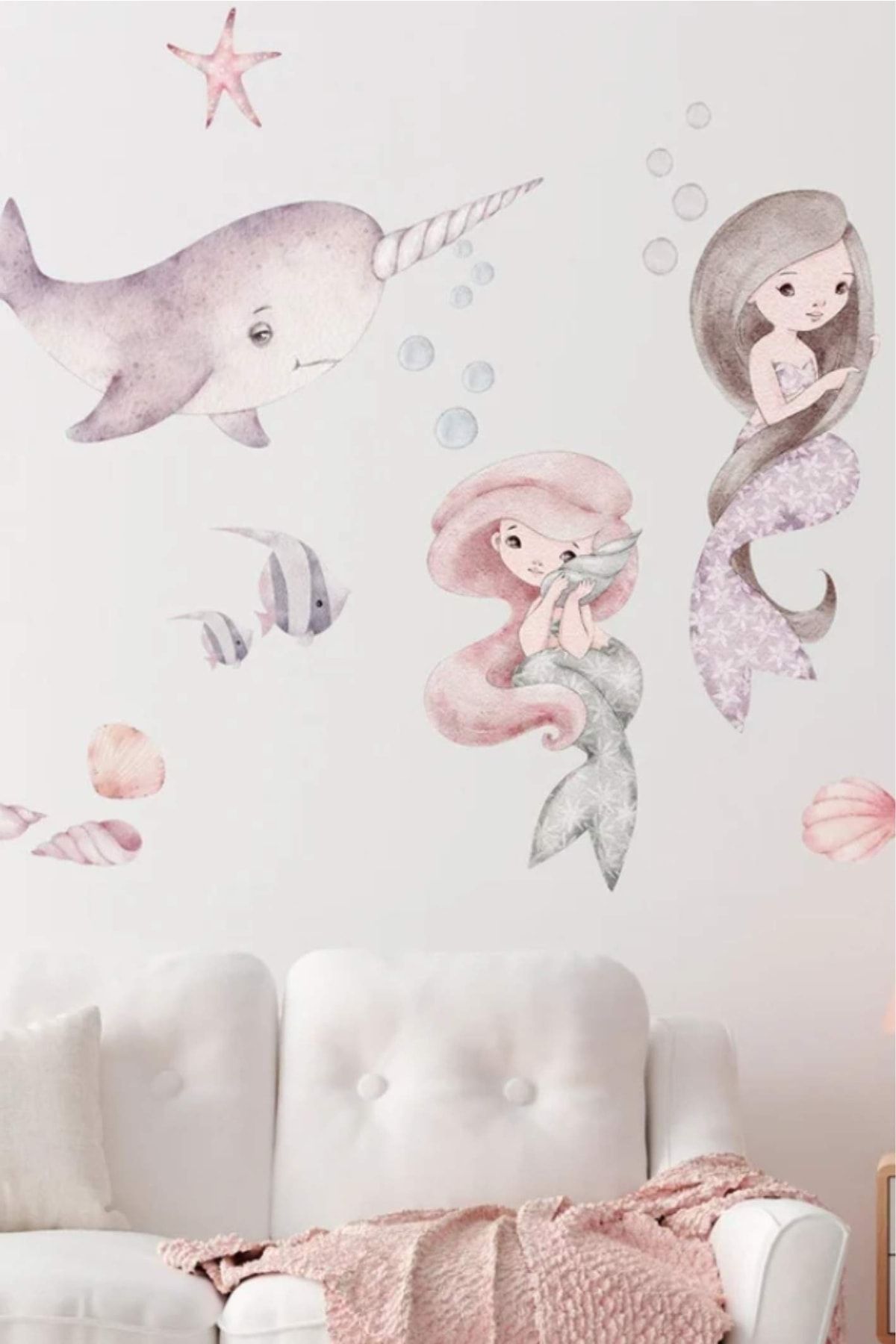 Lavien Deniz Kızları Çocuk Duvar Stickeri