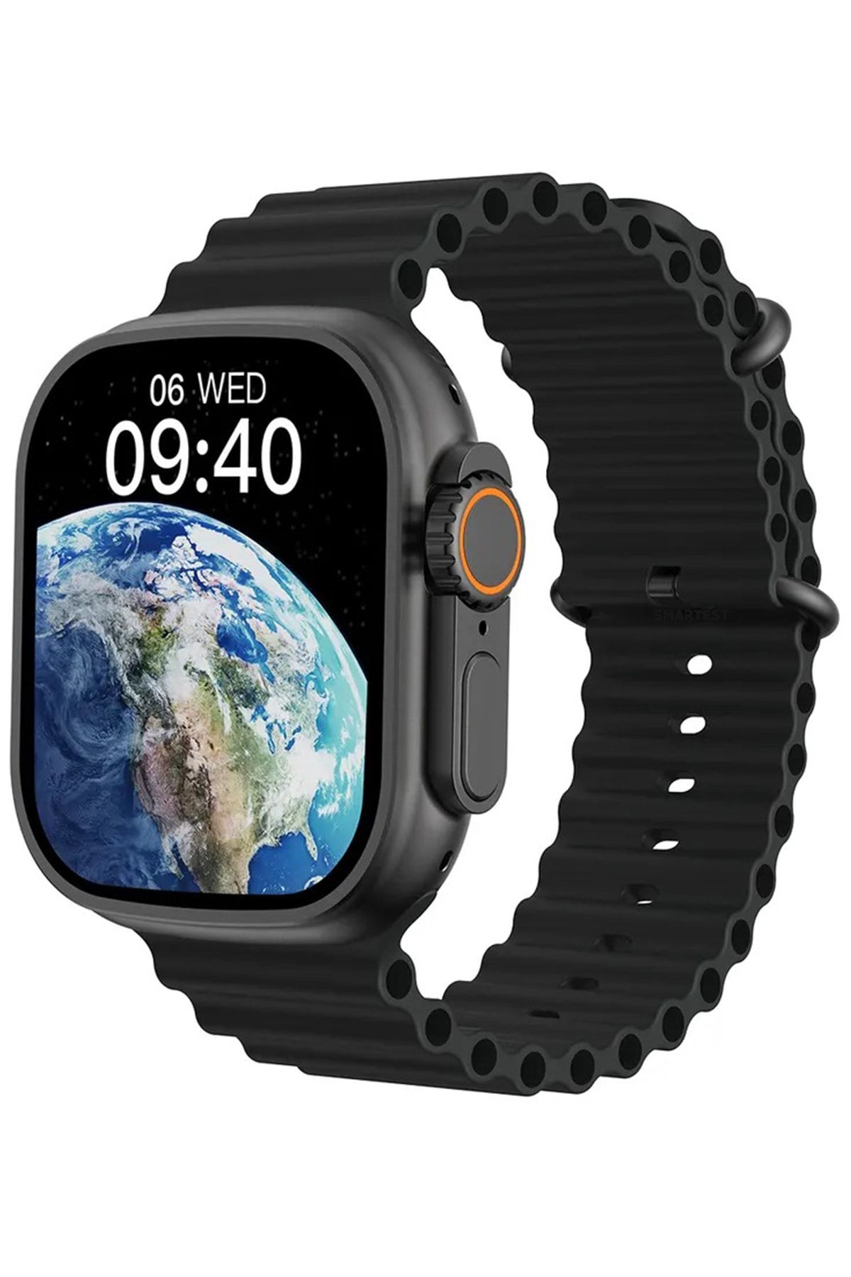 SMARTEST Watch  Kordon Kilitli Vidalı 2.05 Ekran Çift Kordon 45mm Ios Ve Android Uyumlu Akıllı Saat