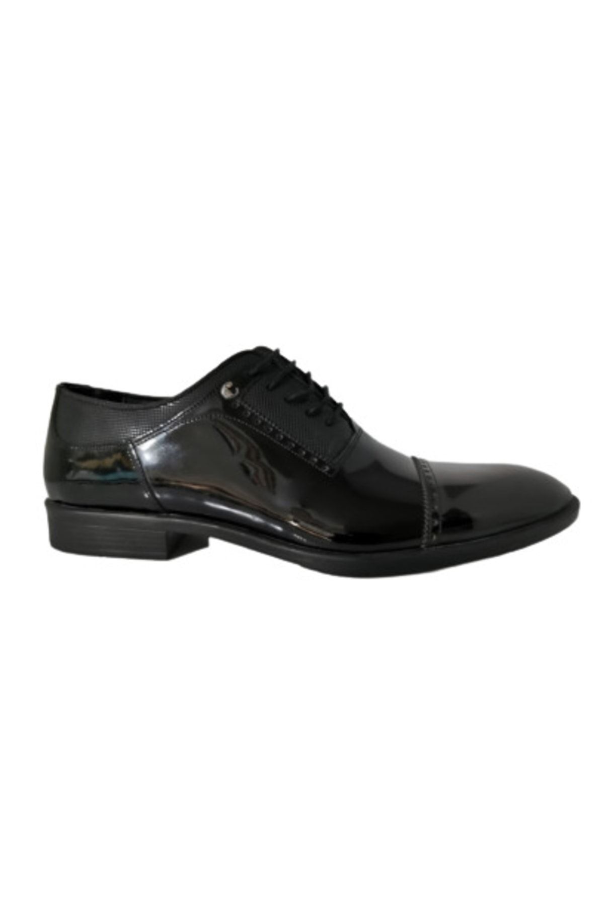 Cacharel C1615b Erkek Klasik Ayakkabı/siyah Rugan/41