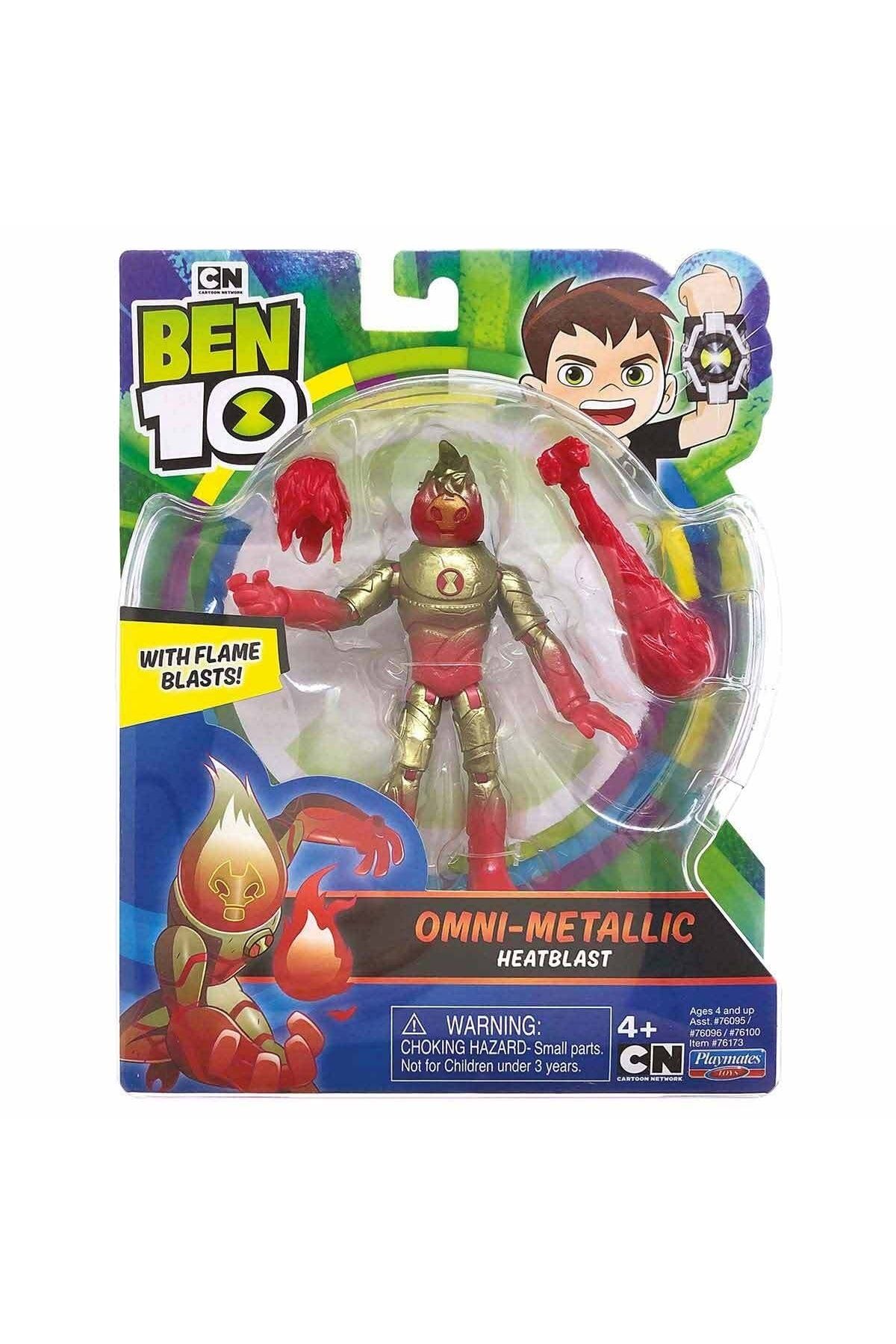BEN10 Aksiyon Figürleri Metalik Tema Heatblast