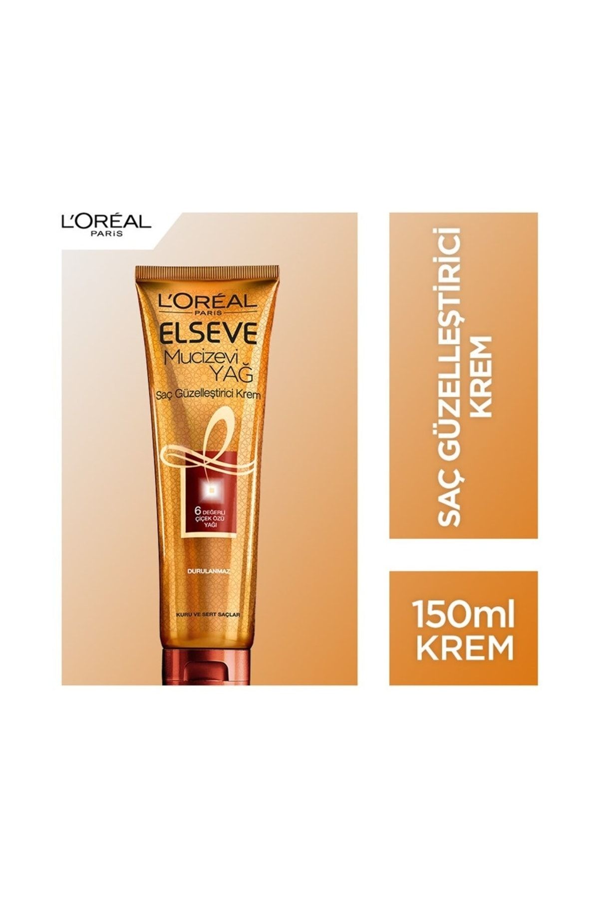 Elseve L'oréal Paris Mucizevi Yağ Saç Güzelleştirici Krem 150 Ml