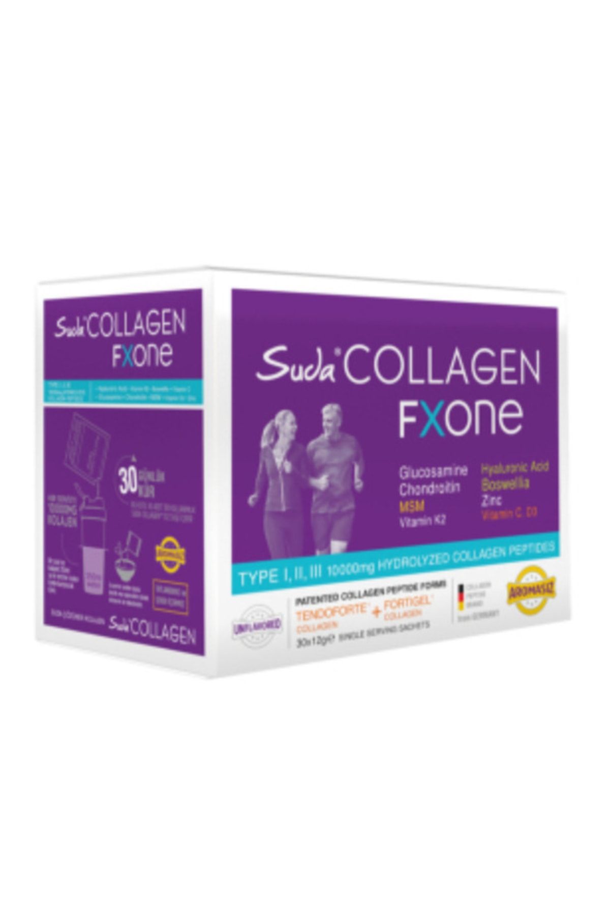 Suda Collagen Fxone Aromasız Kolajen 12 g 30 Saşe