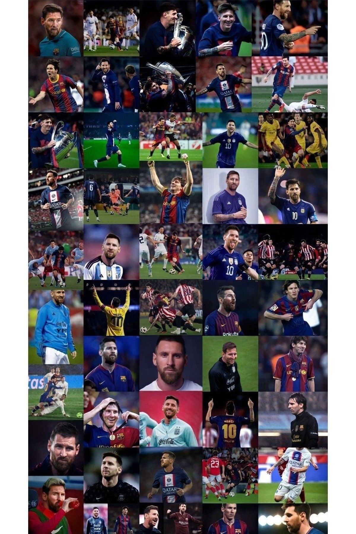 Genel Markalar Lionel Messi Poster A3 Boyut 30 X 42 Cm Dijital Baskı 200 Gr Parlak Kuşe Kağıt Parlak