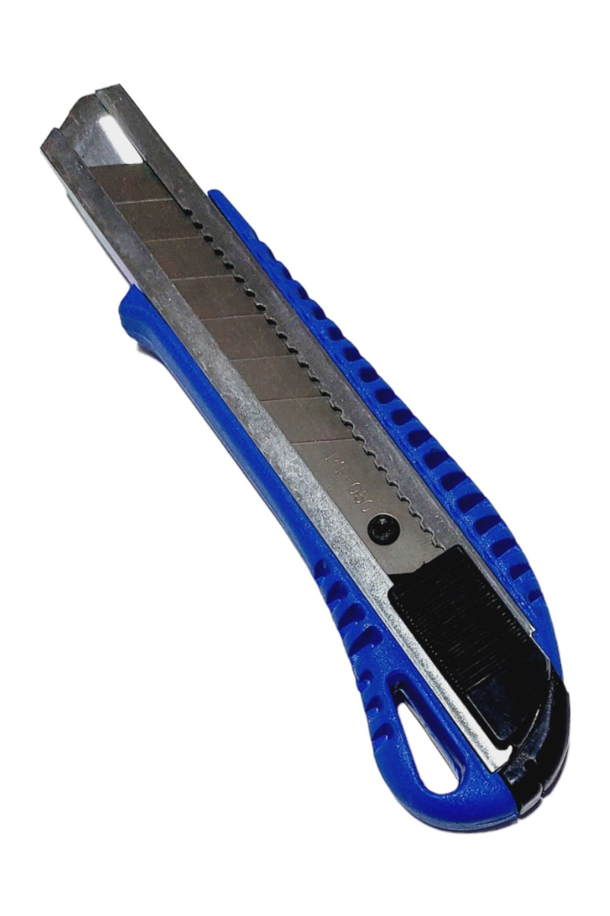 Umix Yüksek Kalite Metal Uçlu Sağlam Plastik Büyük Maket Bıçağı Mavi