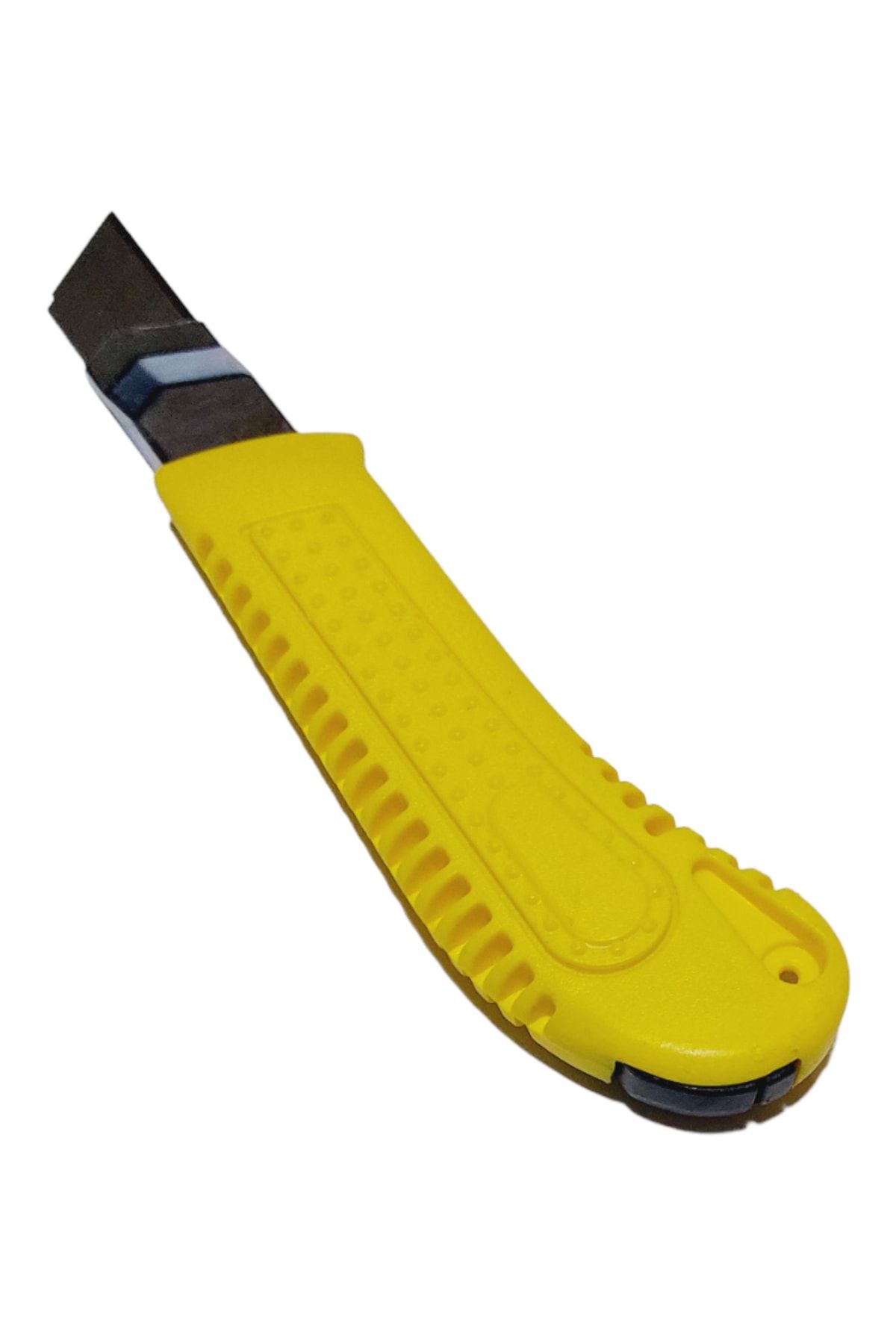 Umix Yüksek Kalite Metal Uçlu Sağlam Plastik Büyük Maket Bıçağı Sarı
