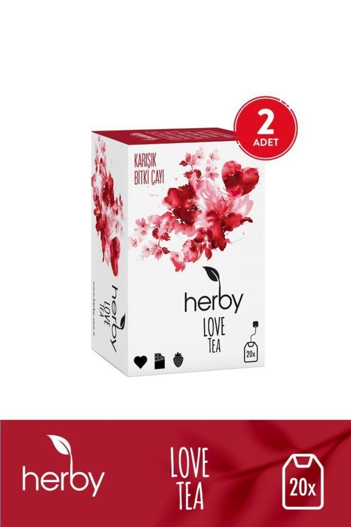 Herby Love Tea Aşk Bitki Çayı 2'li Paket