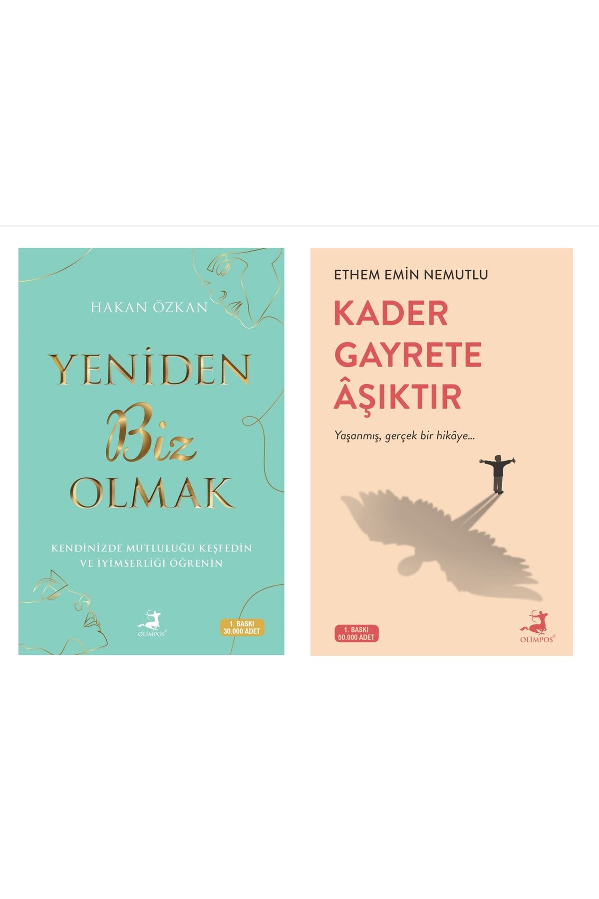Olimpos Yayınları Yeniden Biz Olmak - Kader Gayrete Aşıktır 2 Kitap Set (hakan Özkan - Ethem Emin Nemutlu)