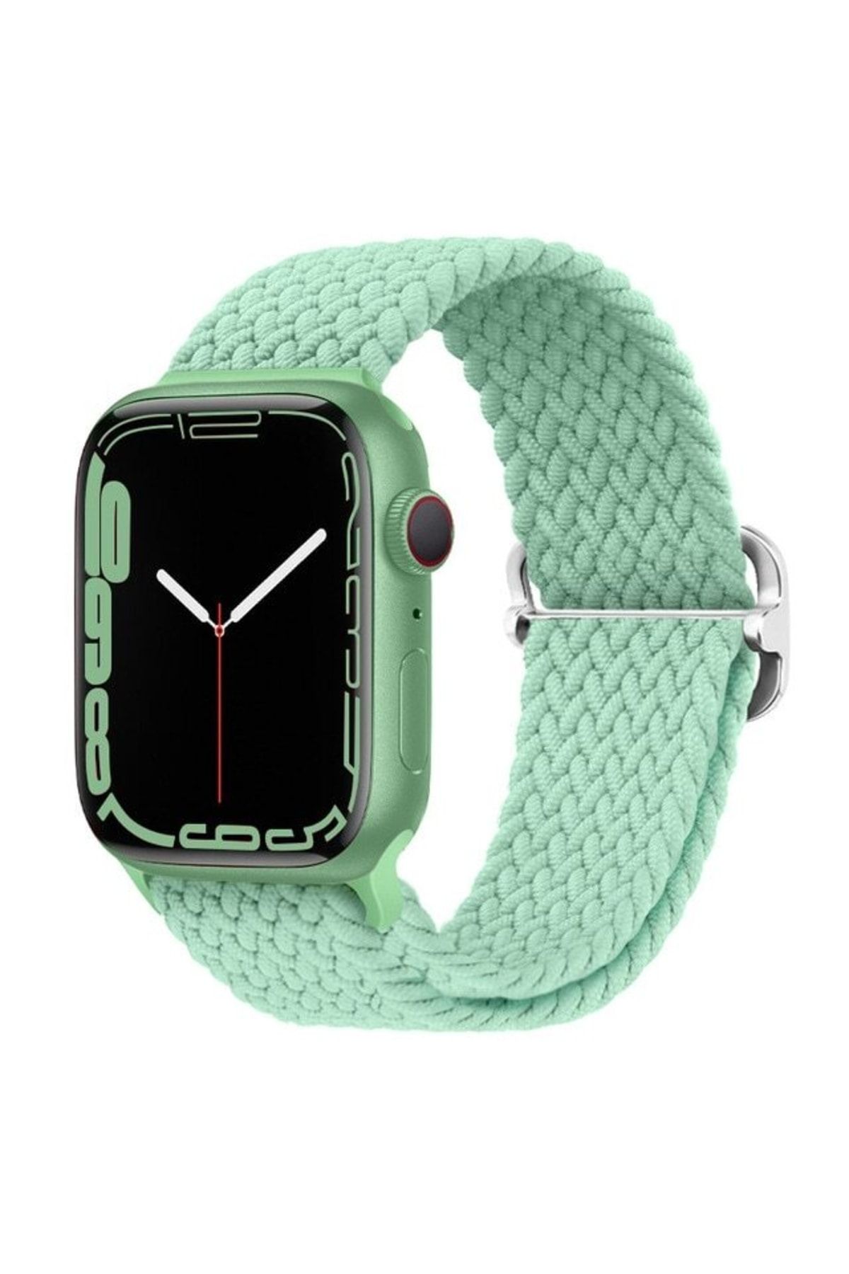 m.tk moveteck Apple Watch Ultra 49mm Örgü Kordon Benekli Renkli Ayarlanır Tokalı Spor Bileklik