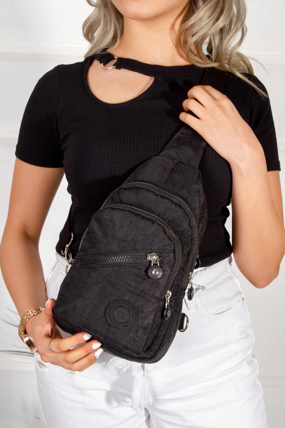 Leyl Çarpraz Göğüs Çantası Tek Kol Çanta Omuz Body Bag Mini Sırt Çantası