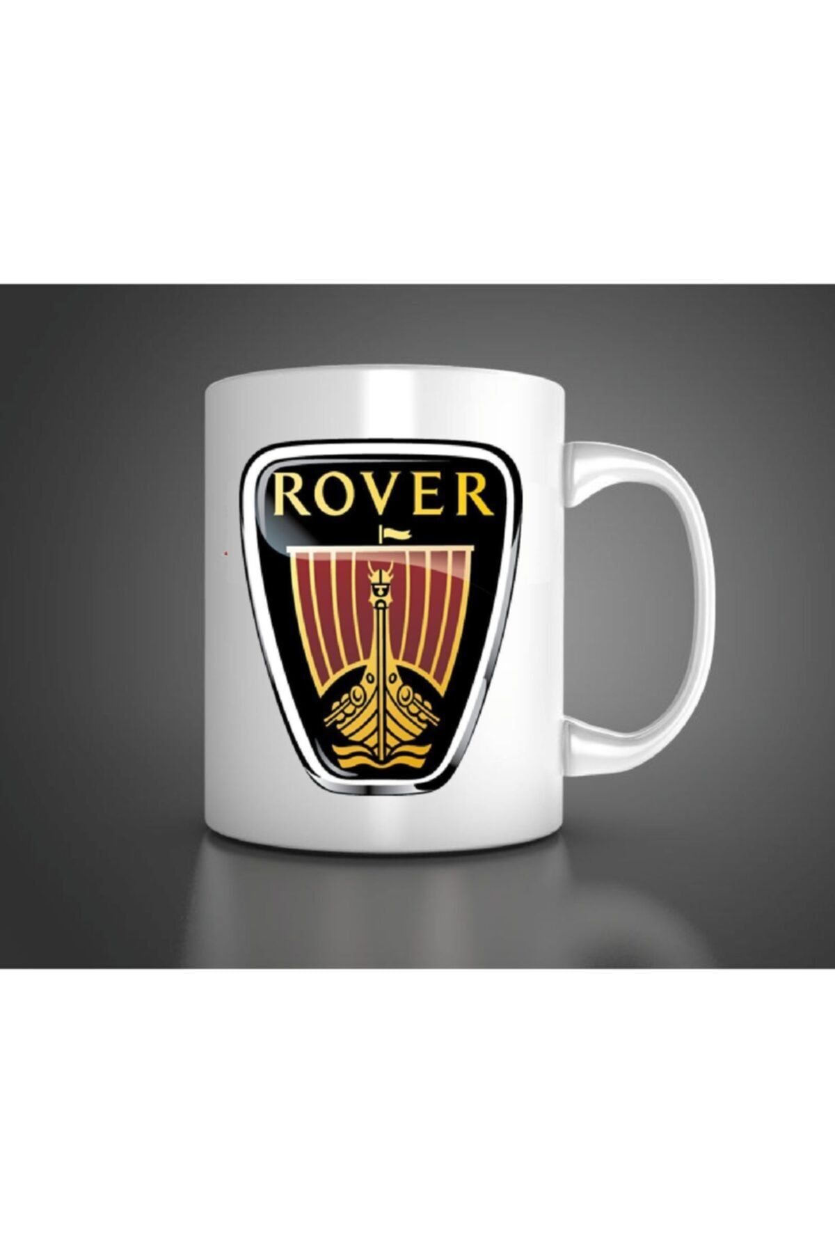 Açık Garaj Rover Baskılı Porselen Kupa