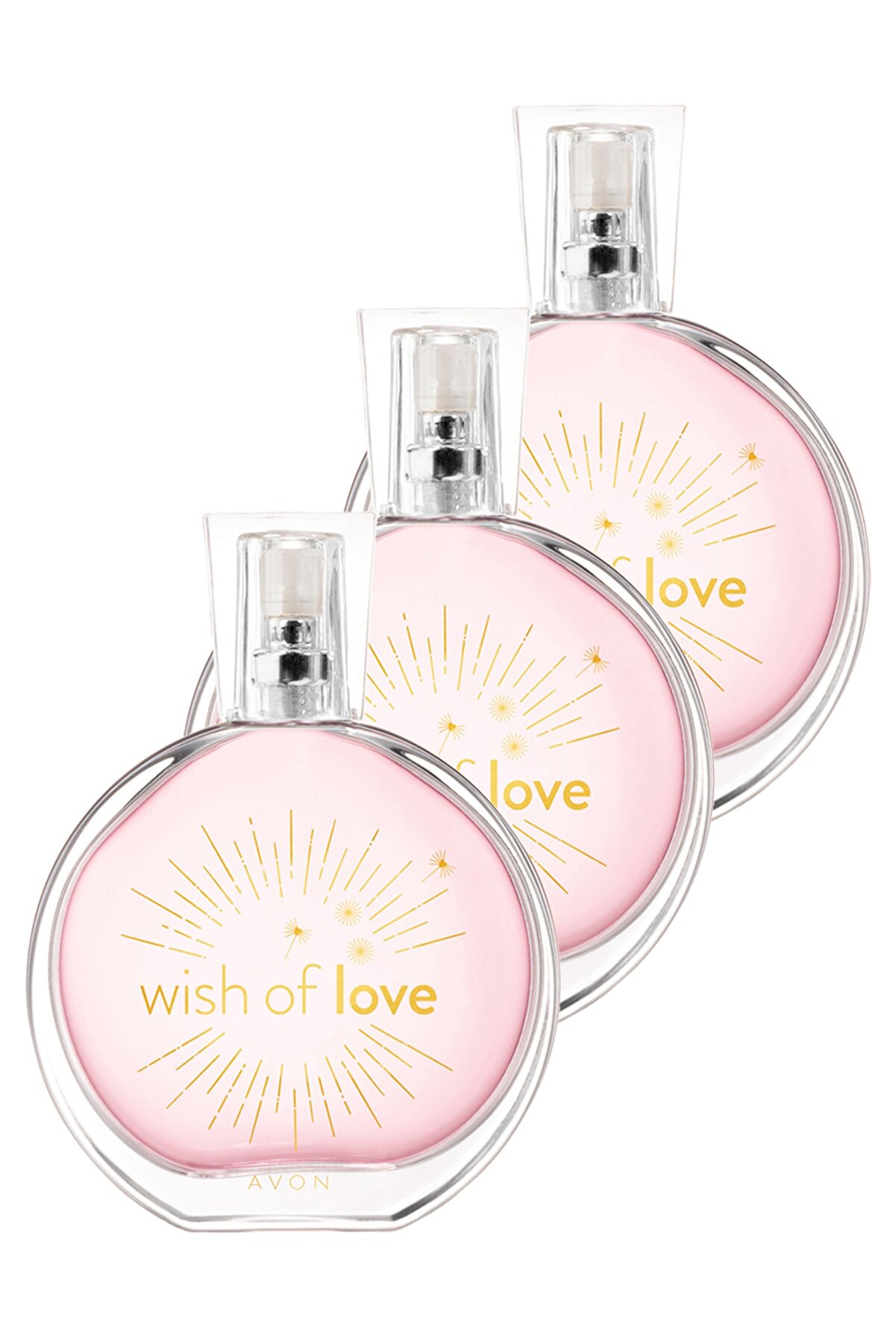 Avon Wish Of Love Kadın Parfüm Edt 50 ml 3'lü Set 5050000103381