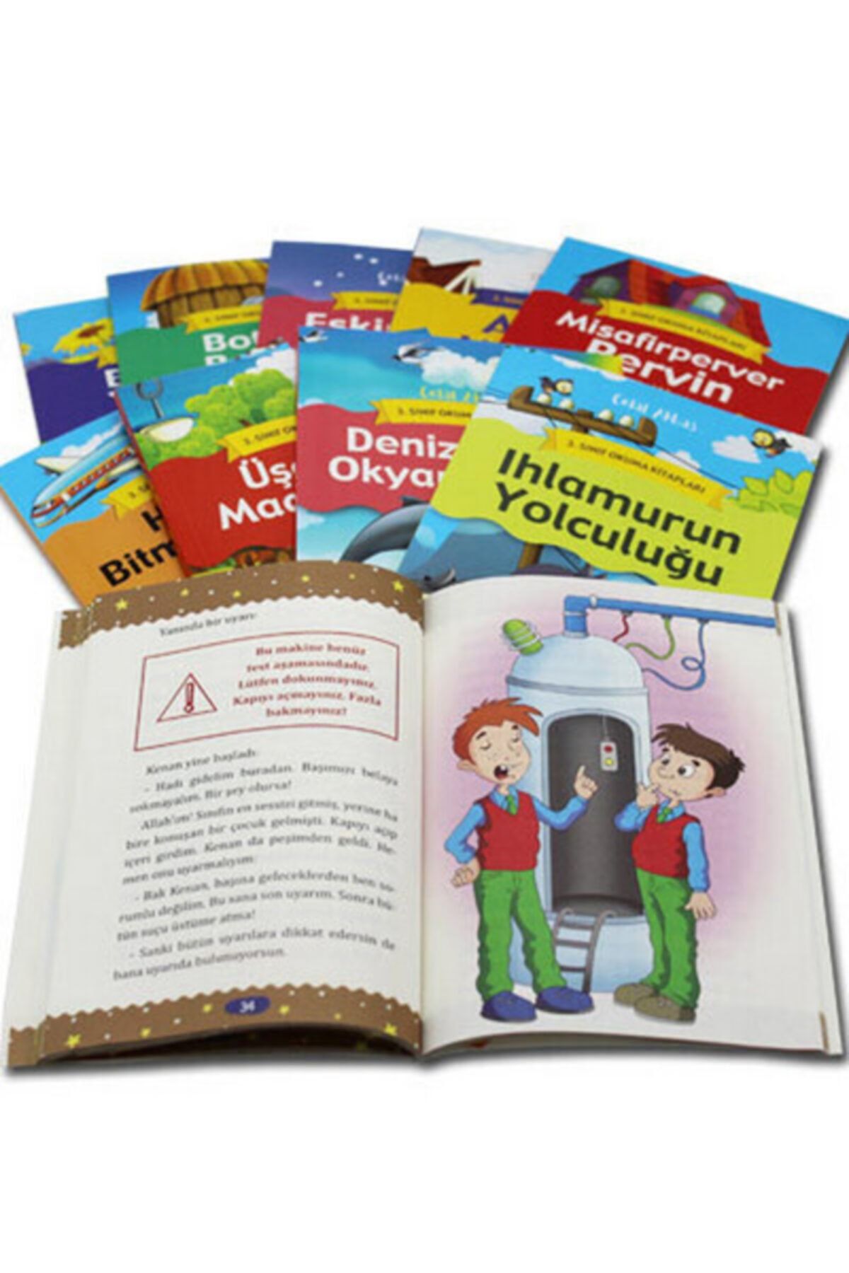 Çocuk Gezegeni 3. Sınıf Okuma Kitapları Seti - 10 Kitap / Celal Akbaş / Çocuk Gezegeni / 9786052442159
