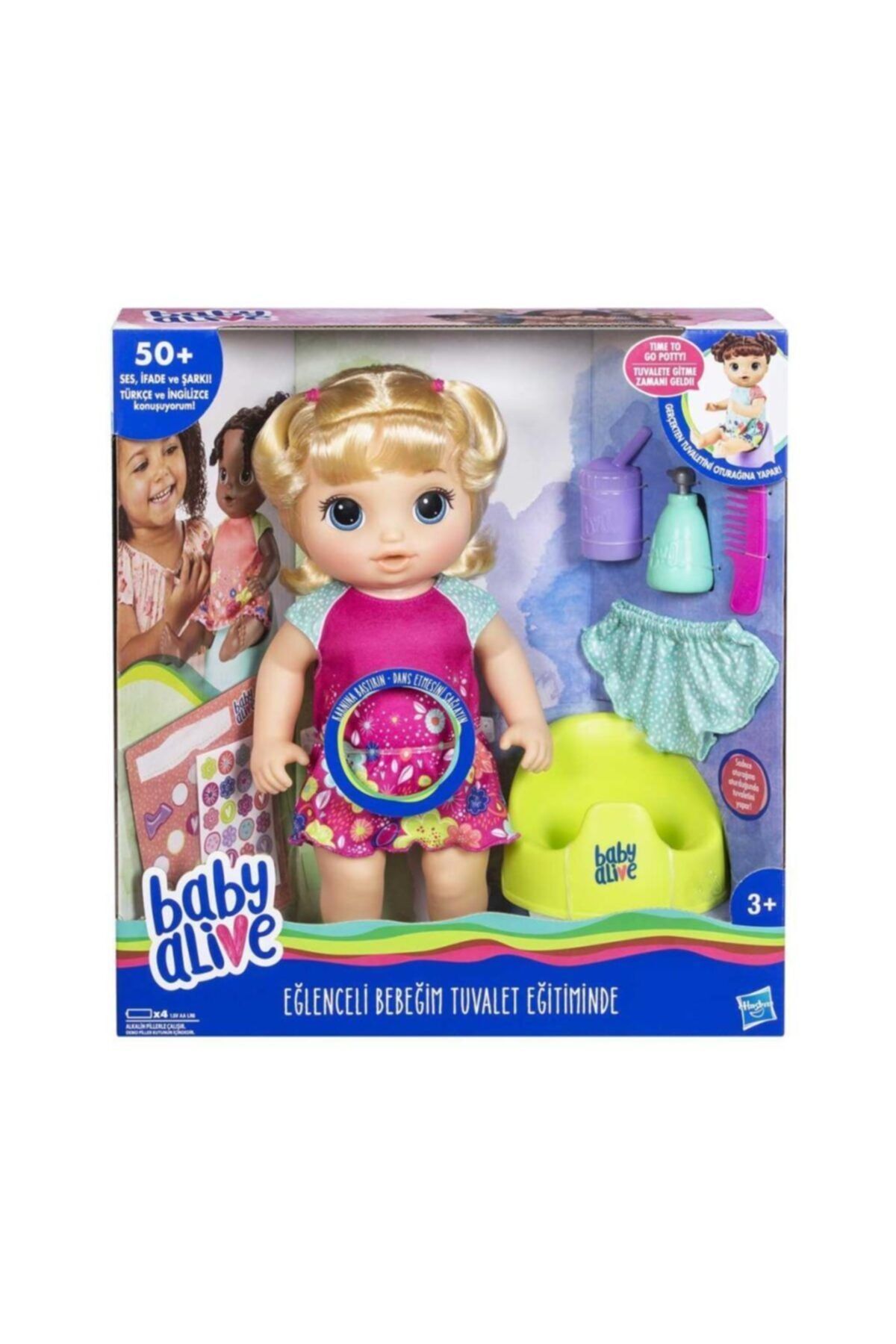 Hasbro E0609 Ba-eğlenceli Bebeğim Tuvalet Eğitiminde /baby Alive