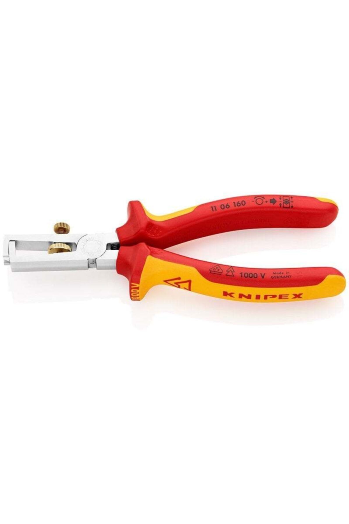 Knipex 11 06 160 Kablo Sıyırma Pensesi 160 Mm