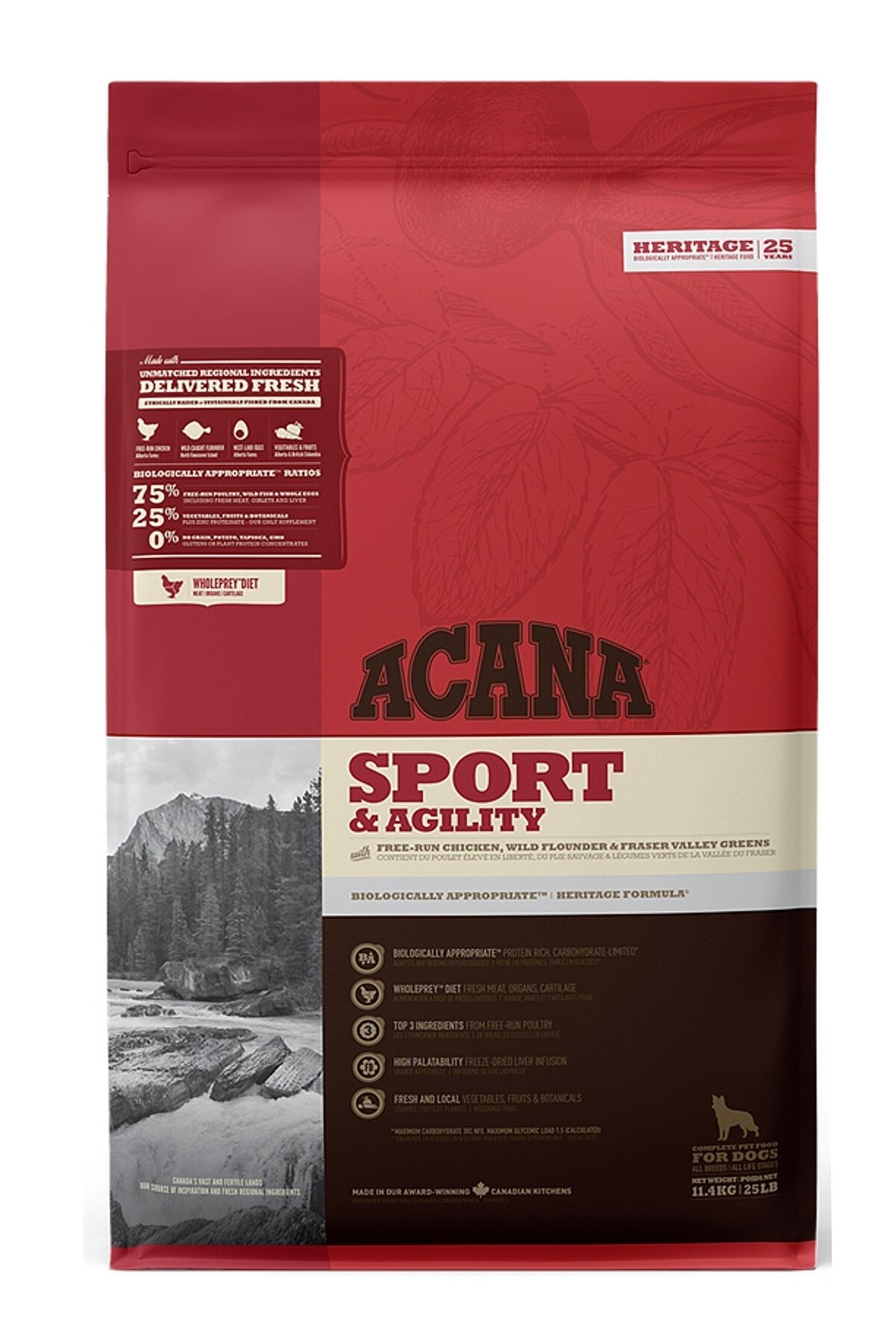 Acana Heritage - Sport Agility 17 kg - Fazla Hareketli Köpekler Için