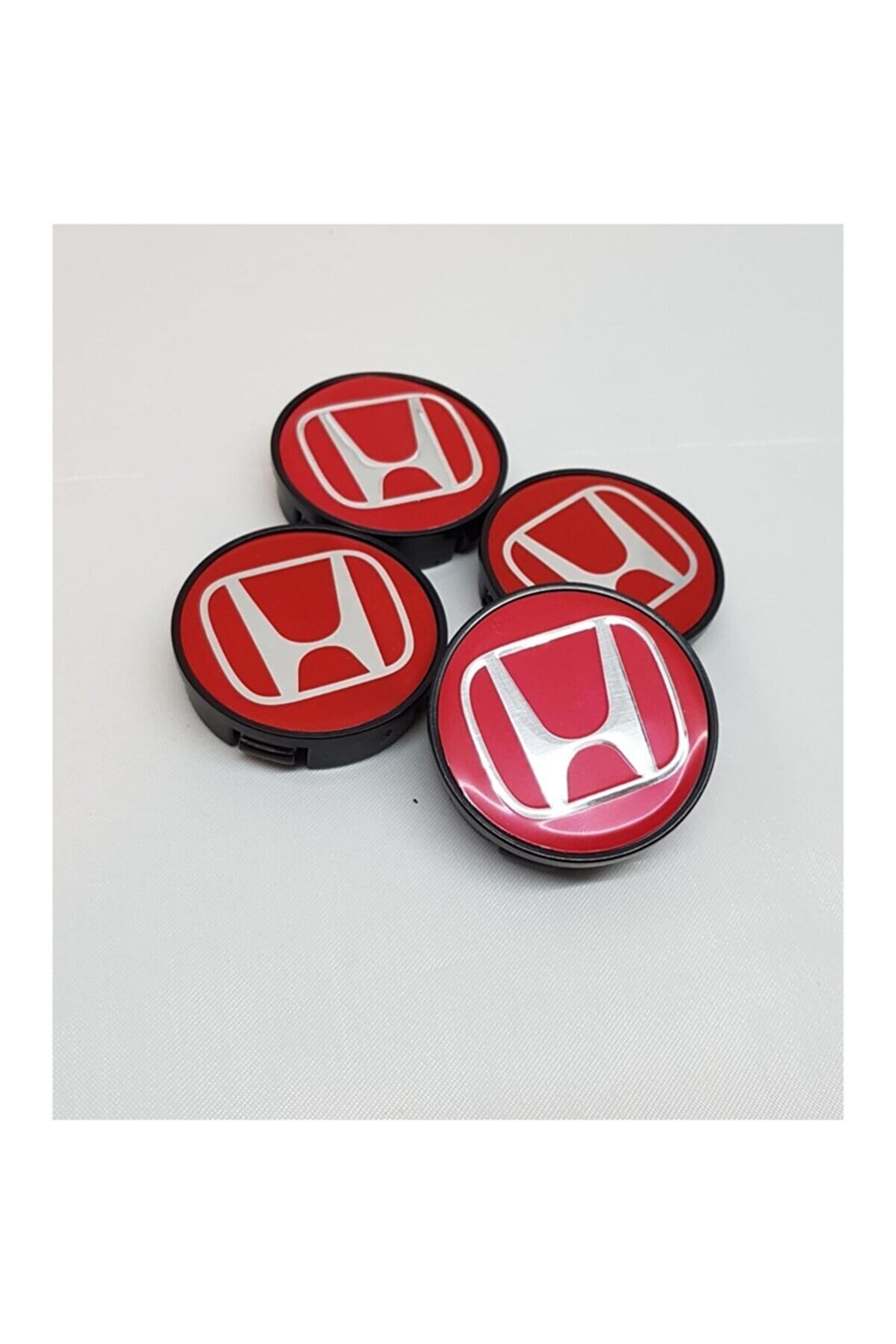 automars Honda Jant Göbeği Kırmızı 58-55mm 4'lü Set