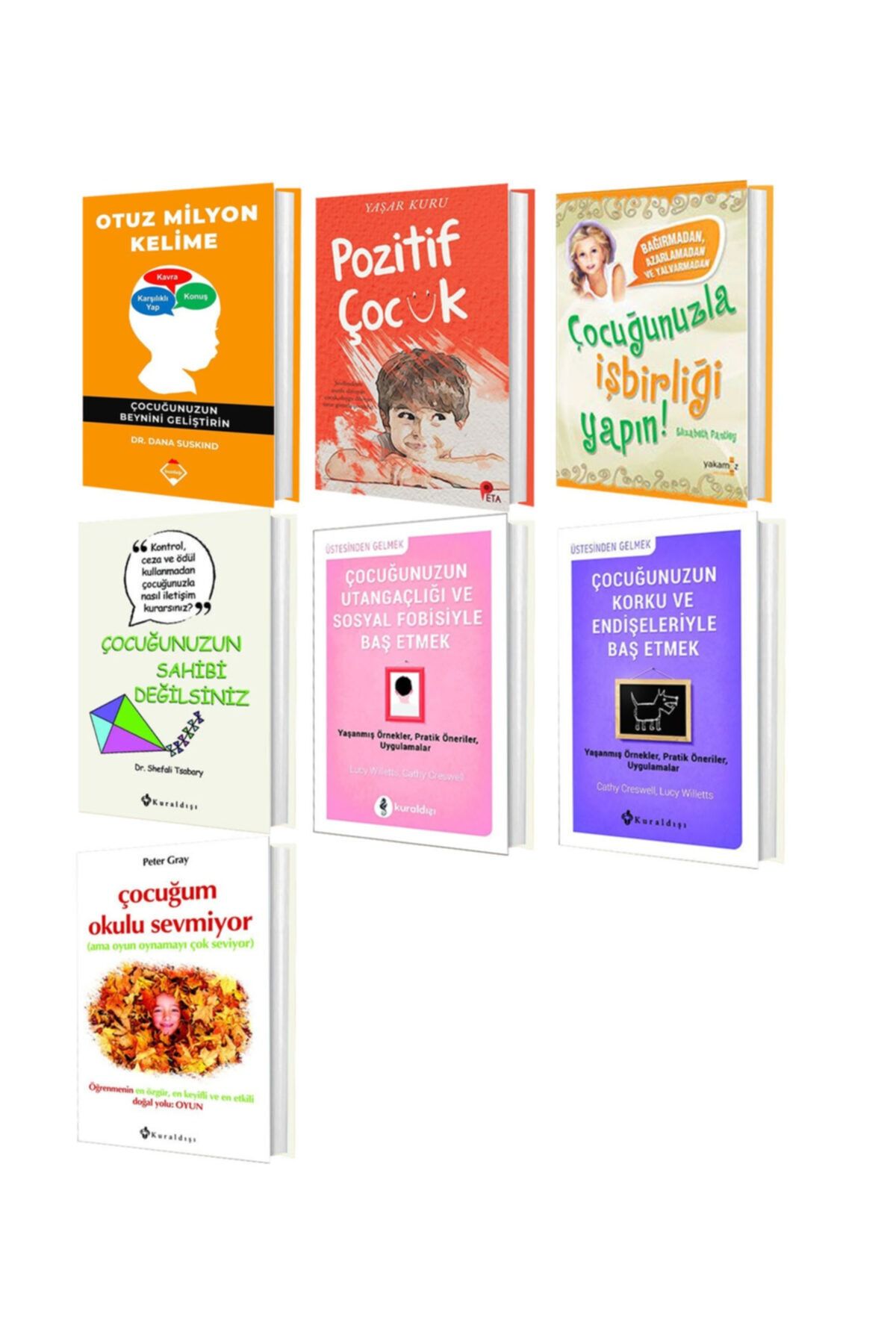 peta kitap Çocuk Gelişim Seti 7 Kitap Set ( Otuz Milyon Kelime – Pozitif Çocuk + 5 Kitap )