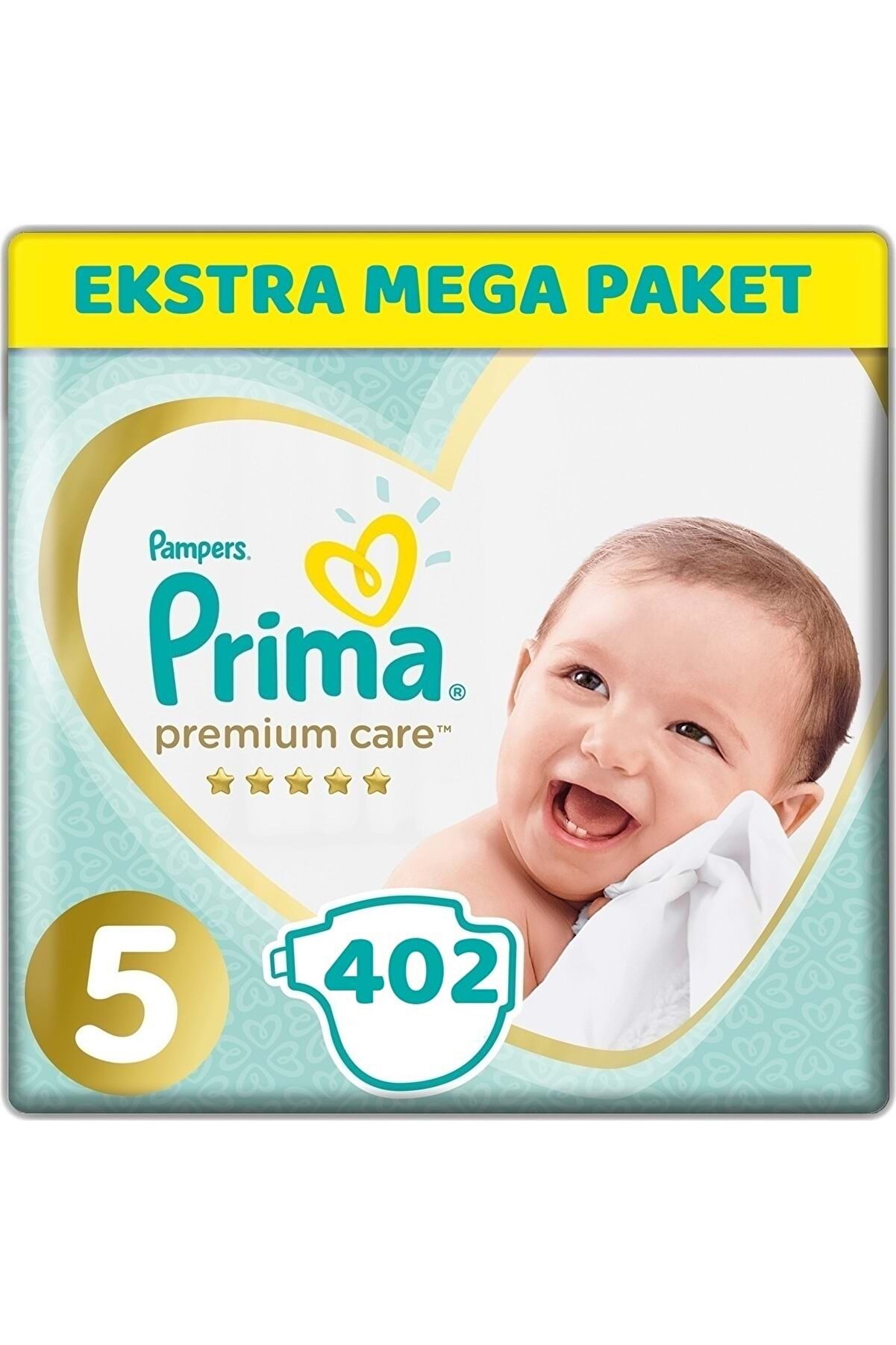 Prima Premium Care Bebek Bezi Beden:5 (11-16kg) Junior 402 Adet Ekstra Mega Pk