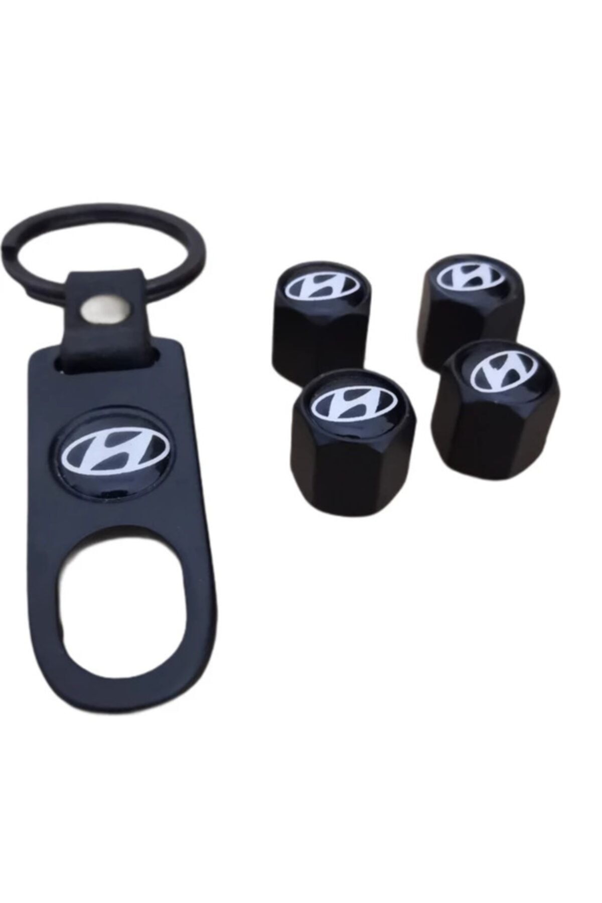 Hyundai Metal Anahtarlık Ve Sibop Kapağı