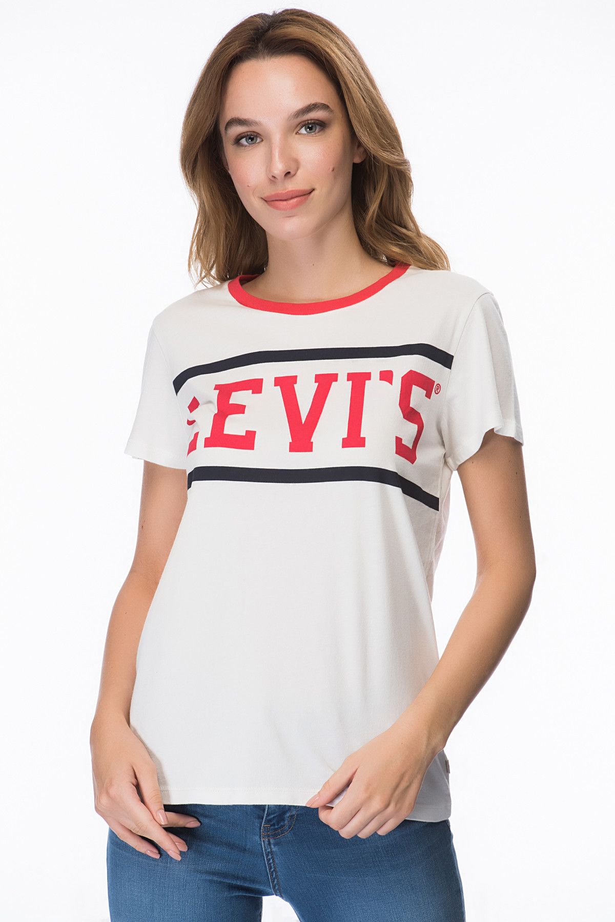 Levi's Kadın Perfect Graphic Sport Logo T-shirt