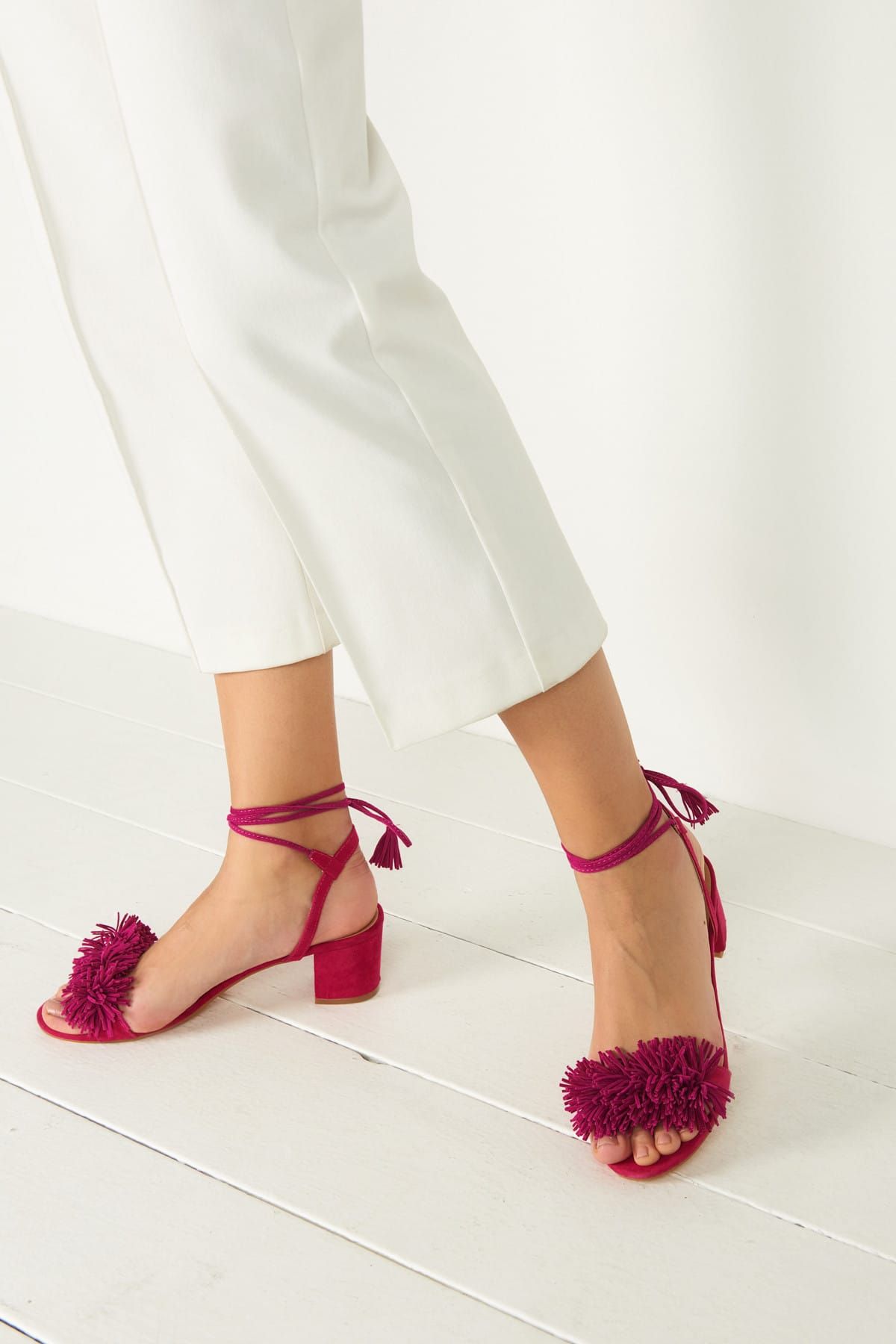 Derimod Pembe Kadın Klasik Topuklu Ayakkabı