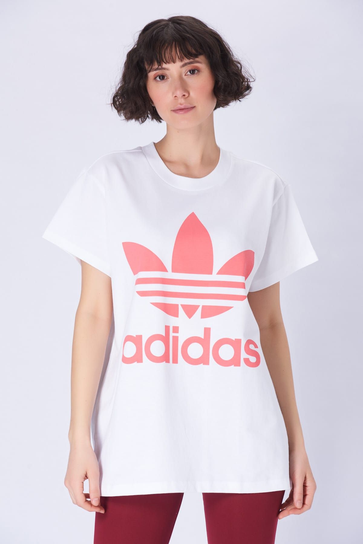 adidas Kadın T-shirt - Big Trefoil Tee - DH4429