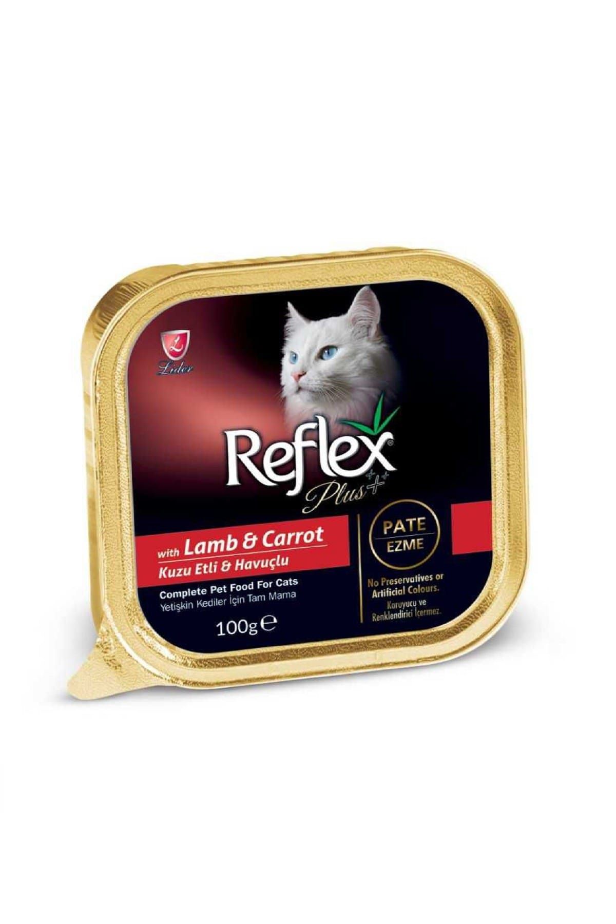 Reflex Plus Kuzu Etli Havuçlu Kedi Konservesi 100 gr