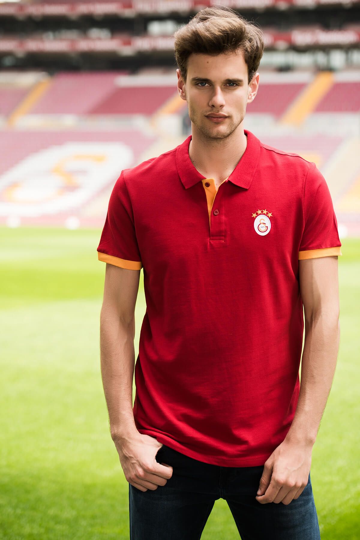 Galatasaray Galatasaray Kırmızı Erkek Polo Yaka T-shirt K023-E85629