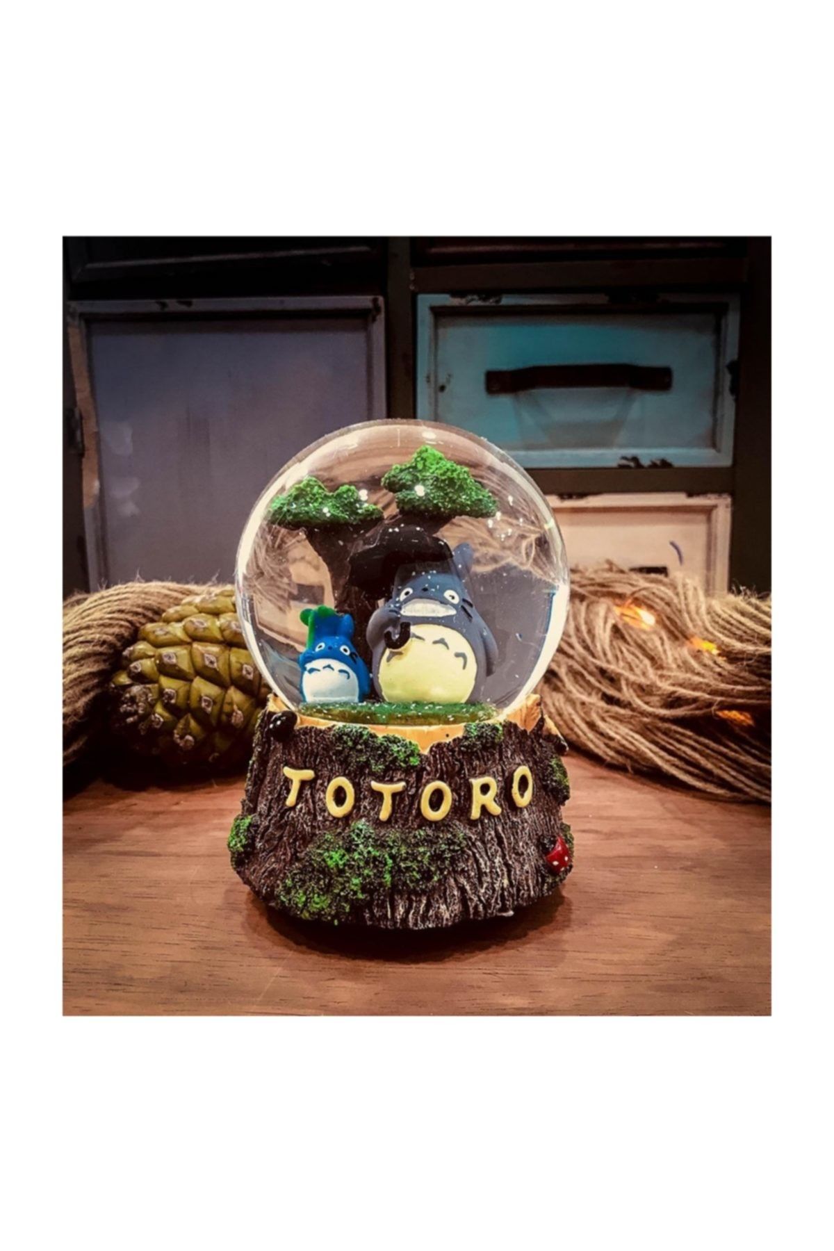 RK Totoro Müzikli Dönen Kar Küresi