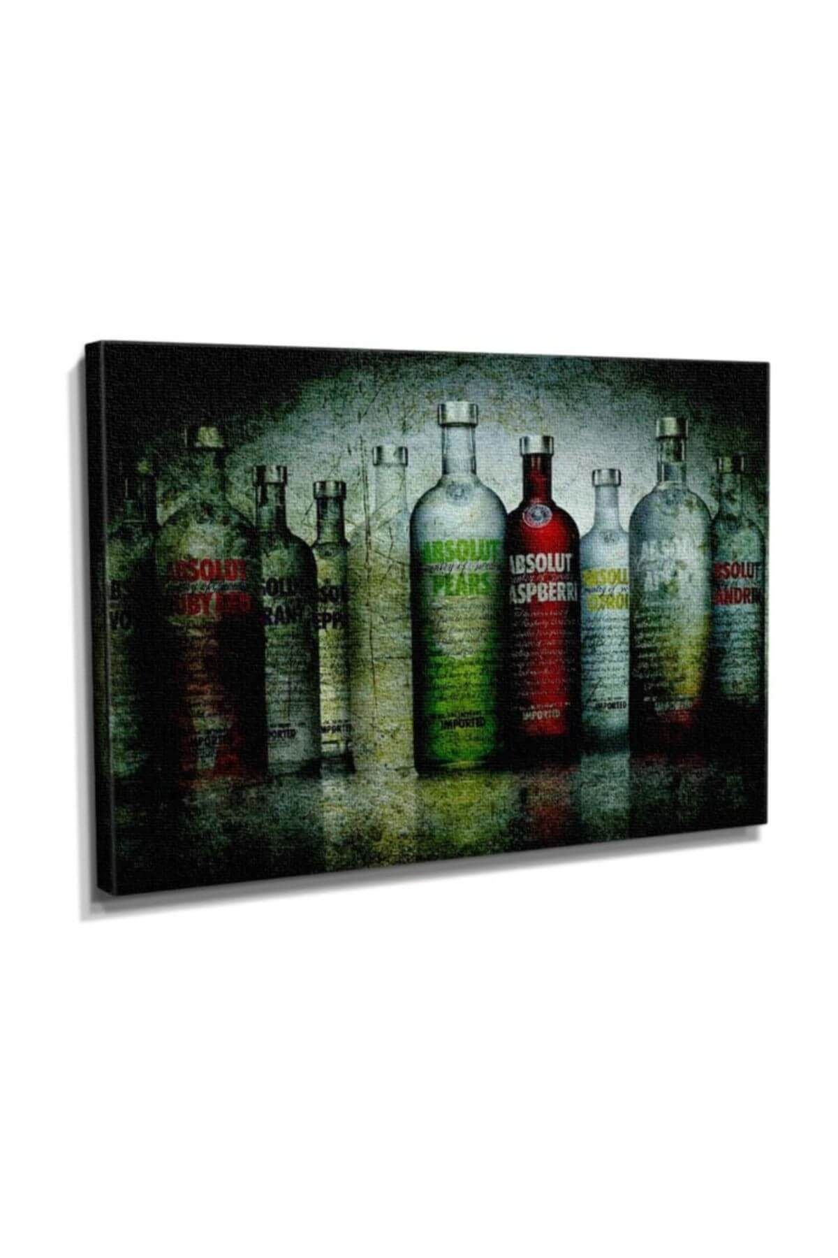 Dekor Sevgisi Absolut Vodka Canvas Tablo 75x50 DTC145302