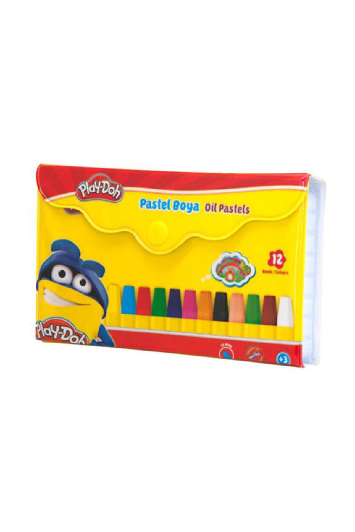 Play Doh 12 Renk Pastel Boya Çantalı Play-Pa005 /