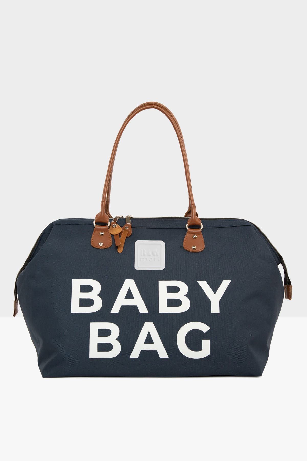 Bagmori Lacivert Baby Bag Baskılı Bebek Bakım Çantası