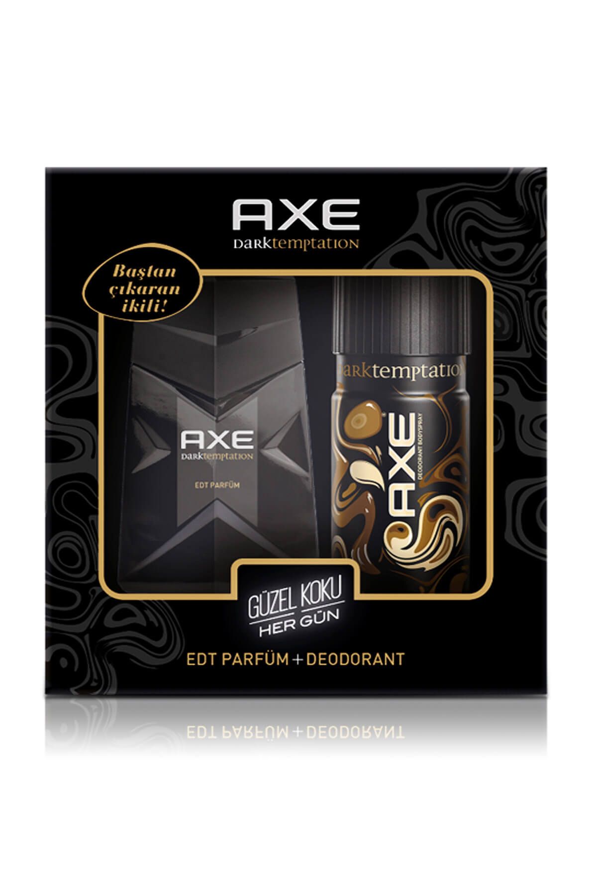 Axe Dark Temptation Edt 100 ml  + Deodorant 150 ml  Erkek Parfüm Seti