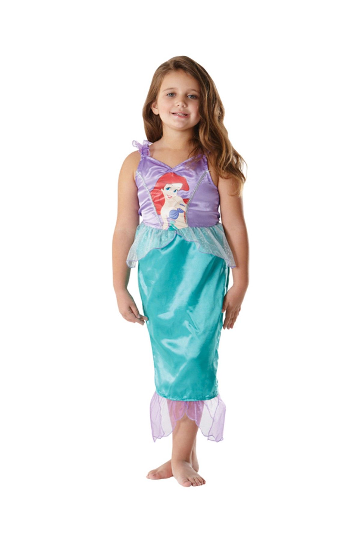Rubies Deniz Kızı Prenses Ariel Klasik Çocuk Kostüm 3-4 Yaş /
