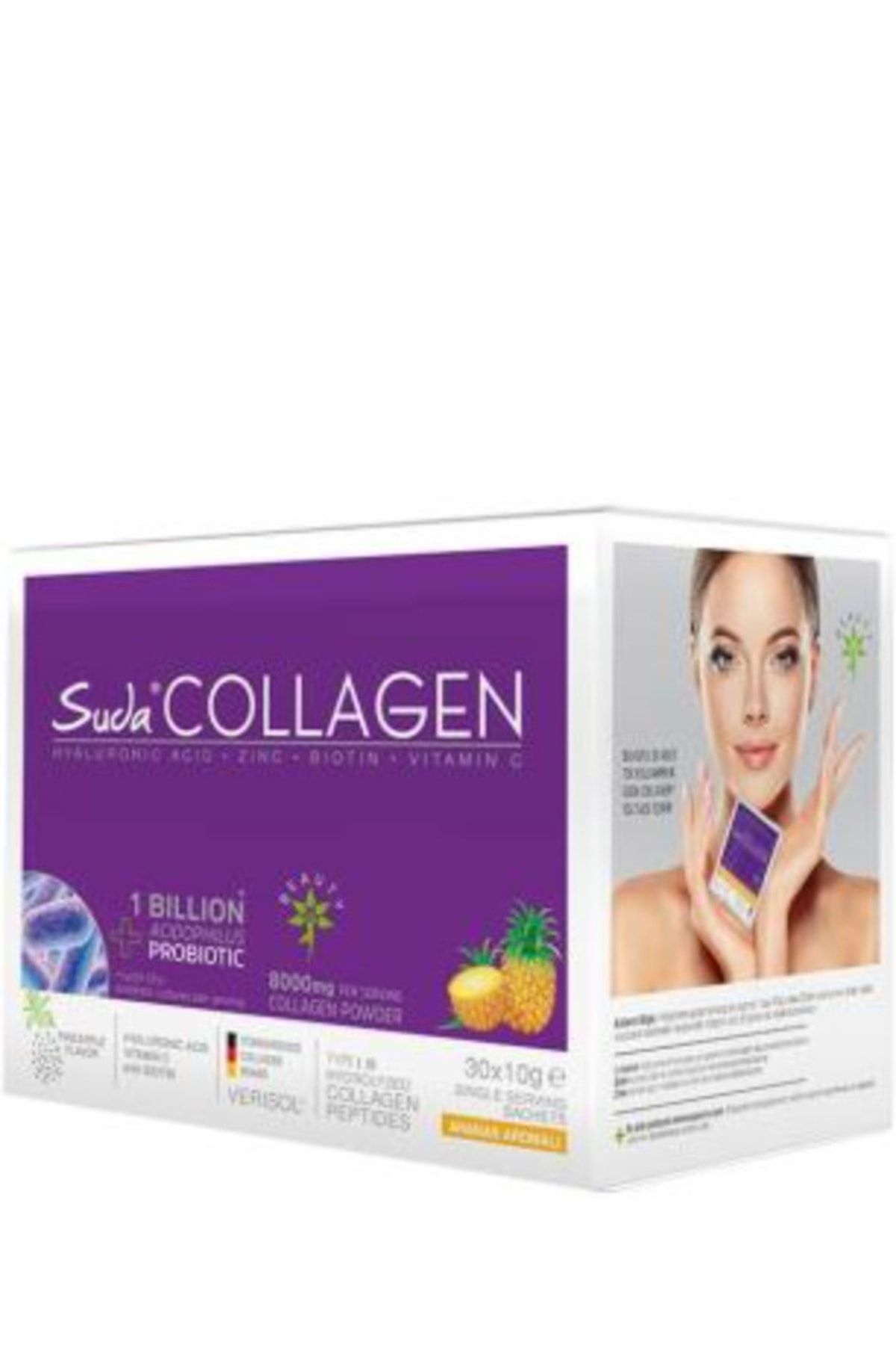 Suda Collagen Probiyotik Kollajen Ananaslı 30 X 10 gr