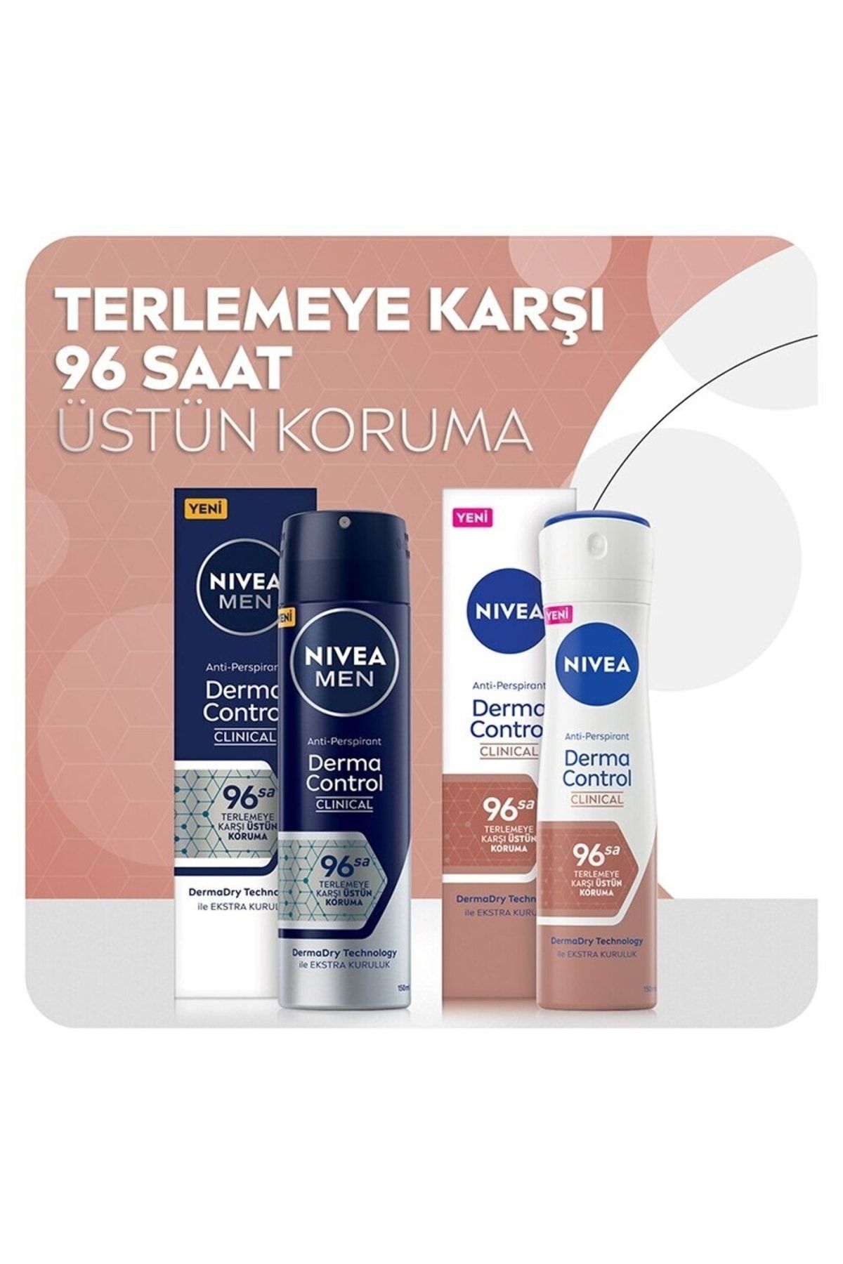 Men Derma Control Clinical Erkek Sprey Deodorant 150 ml_3
