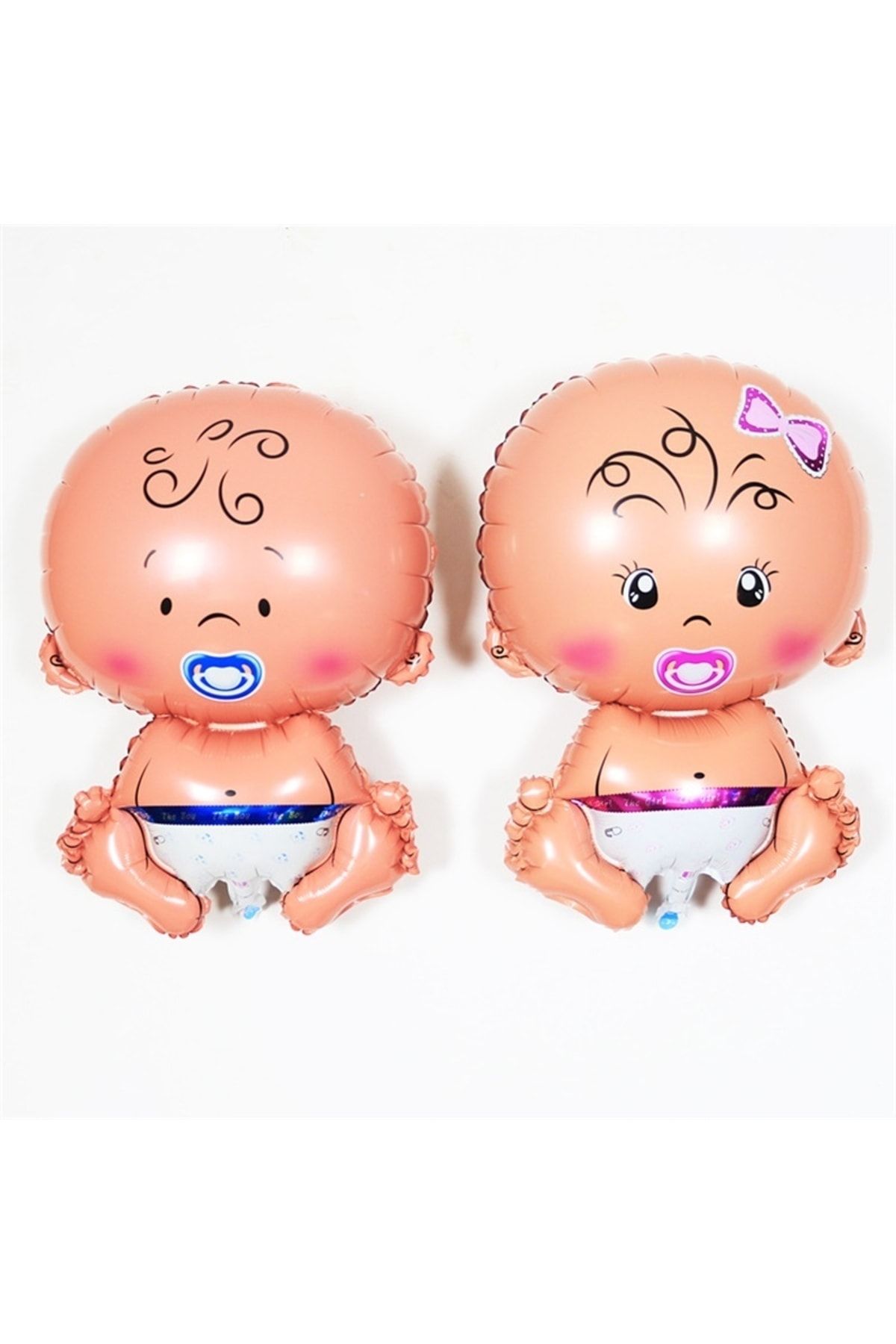 Onay Store Kız Ve Erkek Bebek Cinsiyet Partisi Balonu - Kız Ve Erkek Bebek Doğum Günü Balonu - Bebek Balon 2li