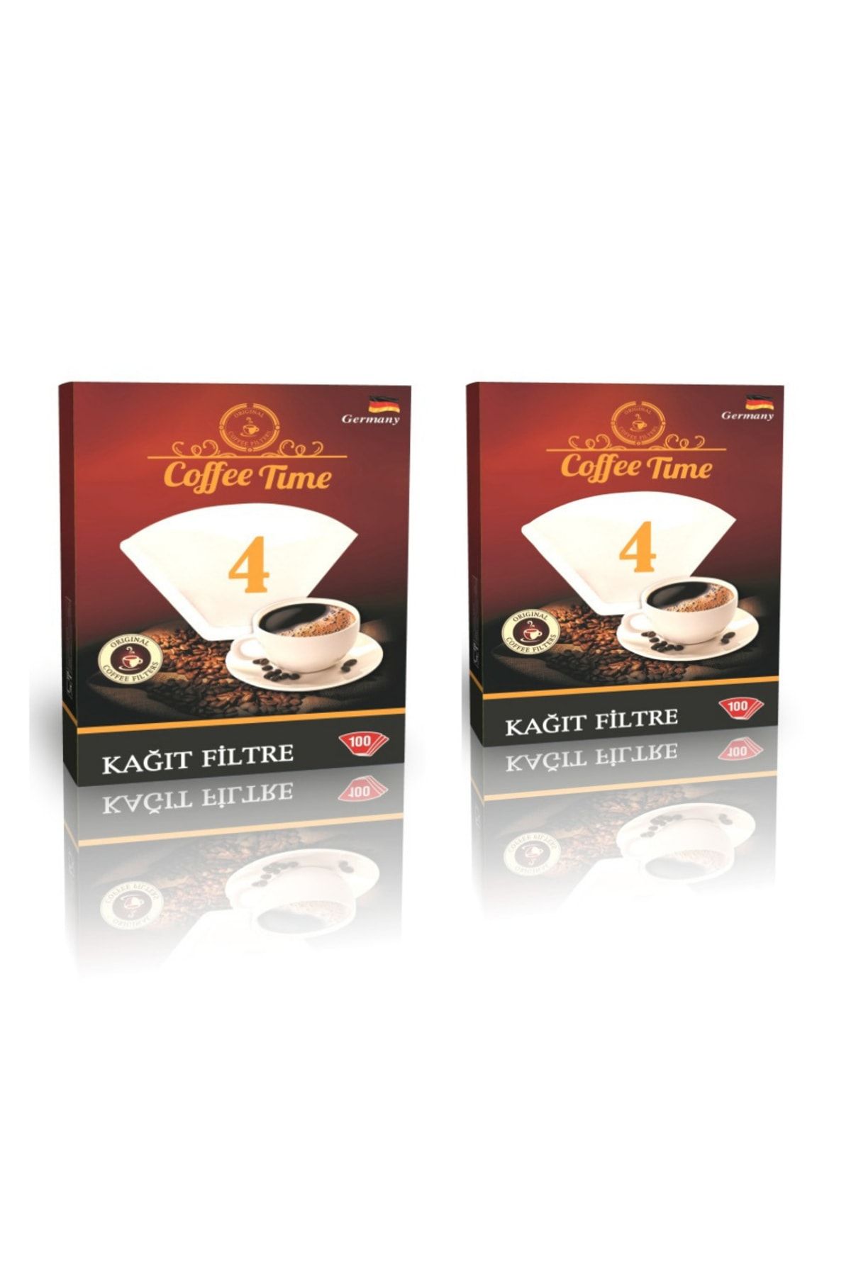 Coffee Time 4 Numara Filtre Kahve Kağıdı 2 X 100'lü