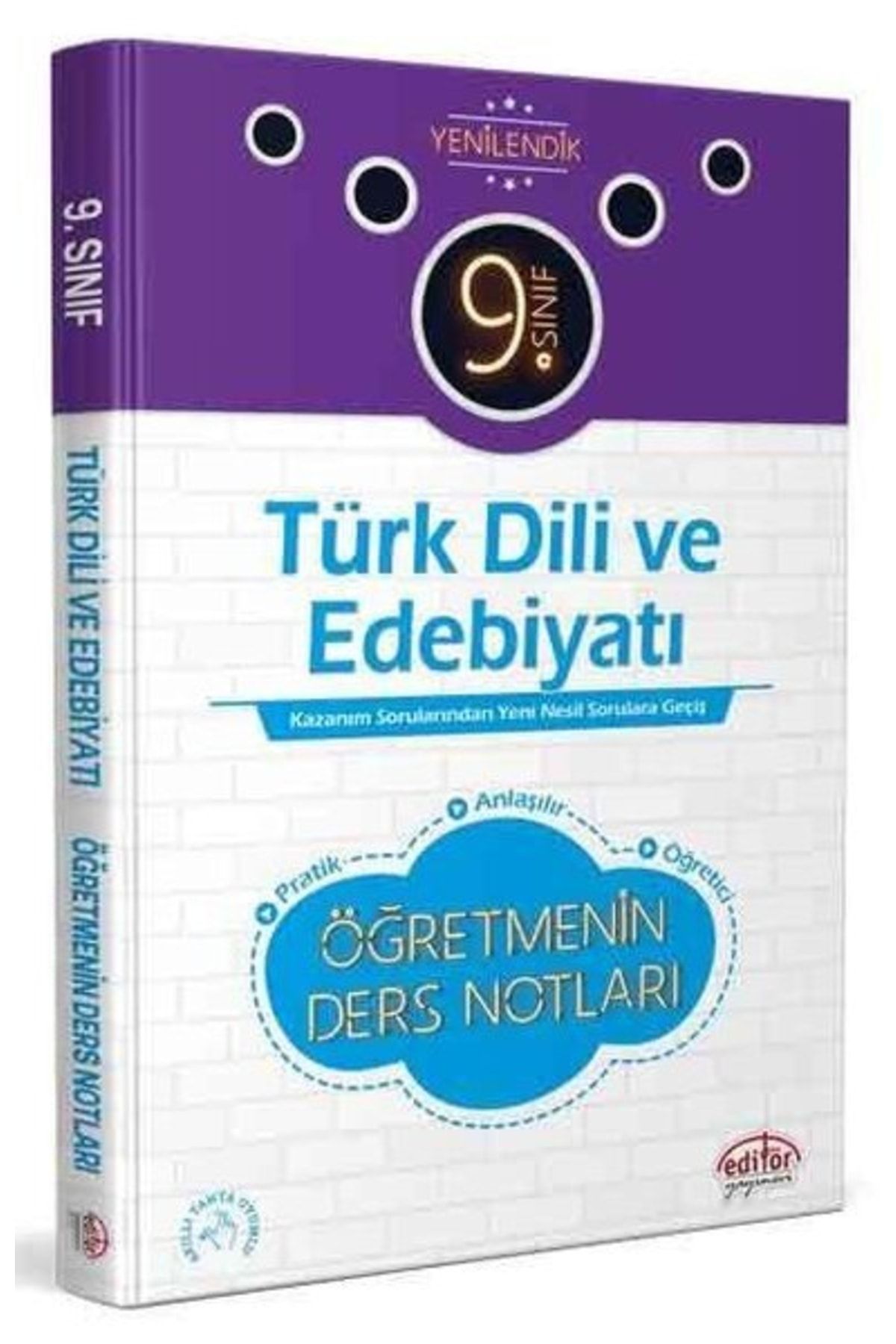 Editör Yayınları 9.sınıf Türk Dili Edebiyatı Öğretmenin Ders Notları