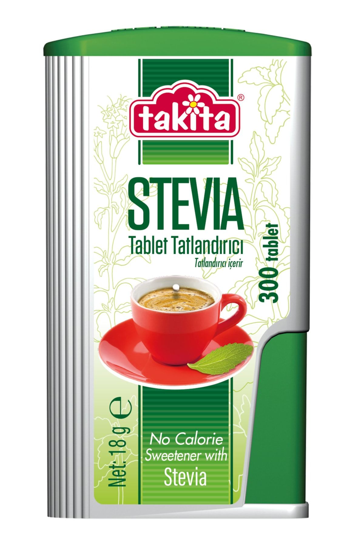 Takita Stevia Tablet Tatlandırıcı 300ad 18g