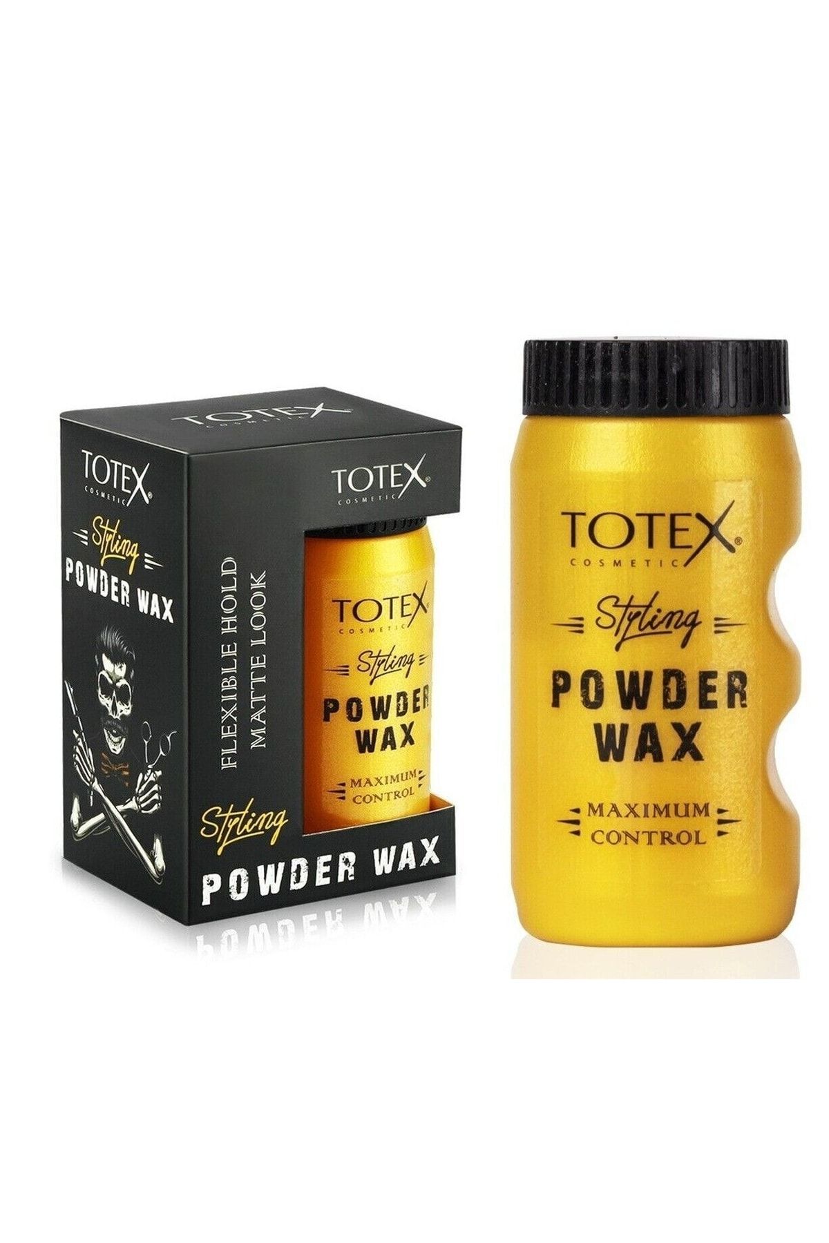 TOTEX Saç Şekillendirici Hacim Kazandıran Maksimum Kontrol Toz Wax 20g