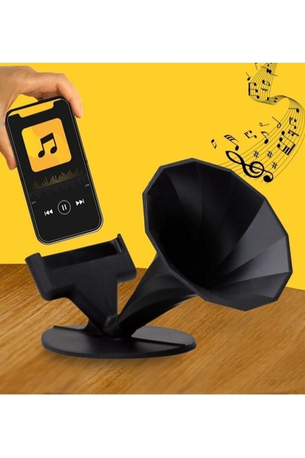 akustik Gramafon 2 Adet Telefon Tutacağı Ses Yükseltici