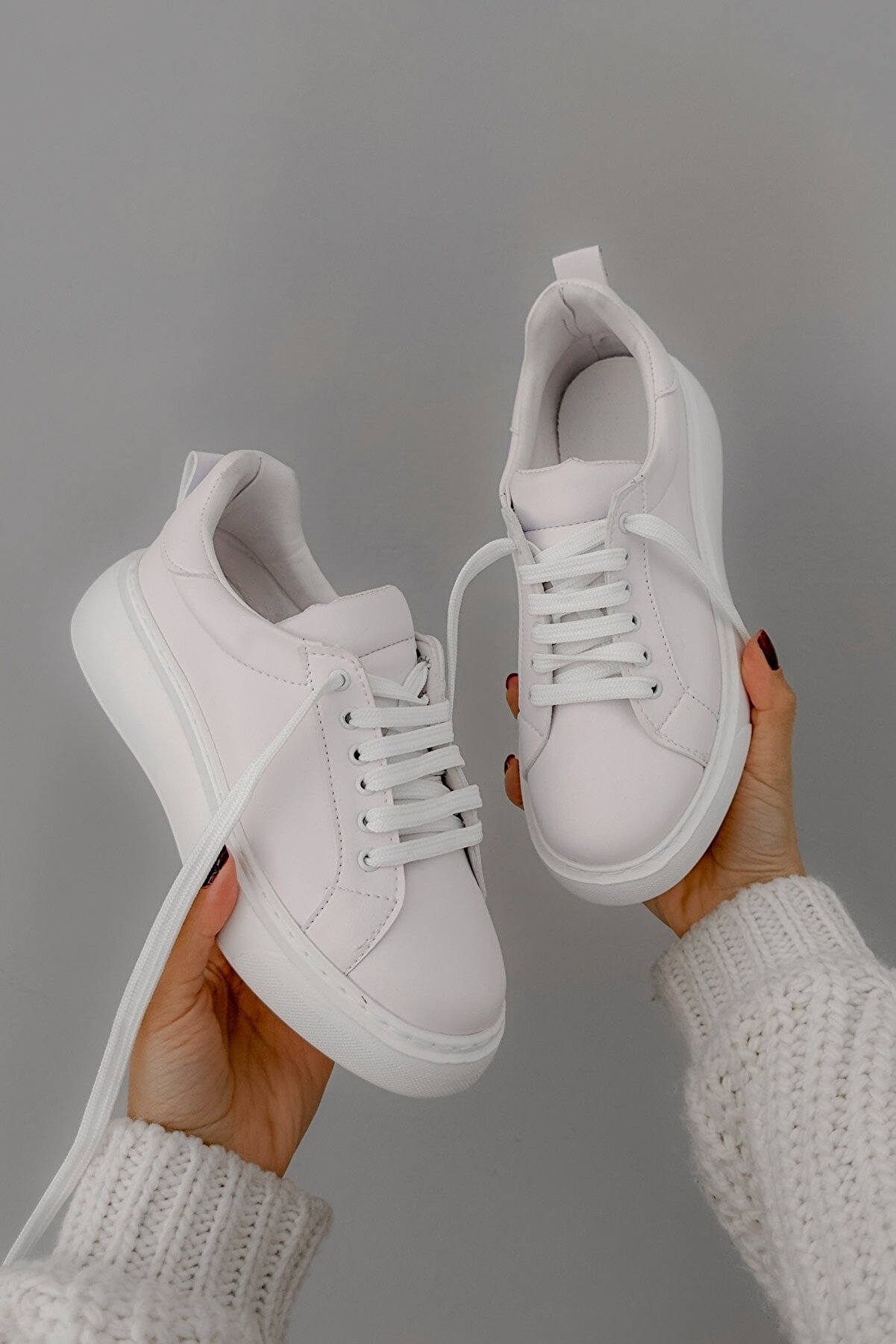 Shoebutik Bumble Beyaz Sneakers