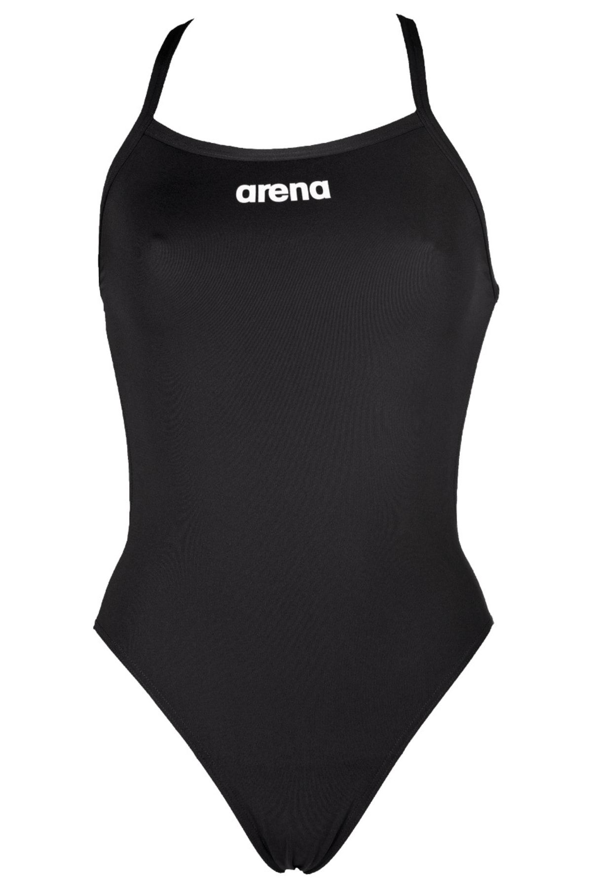 Arena W Solid Light Tech High Black -white Kadın Yüzücü Mayo