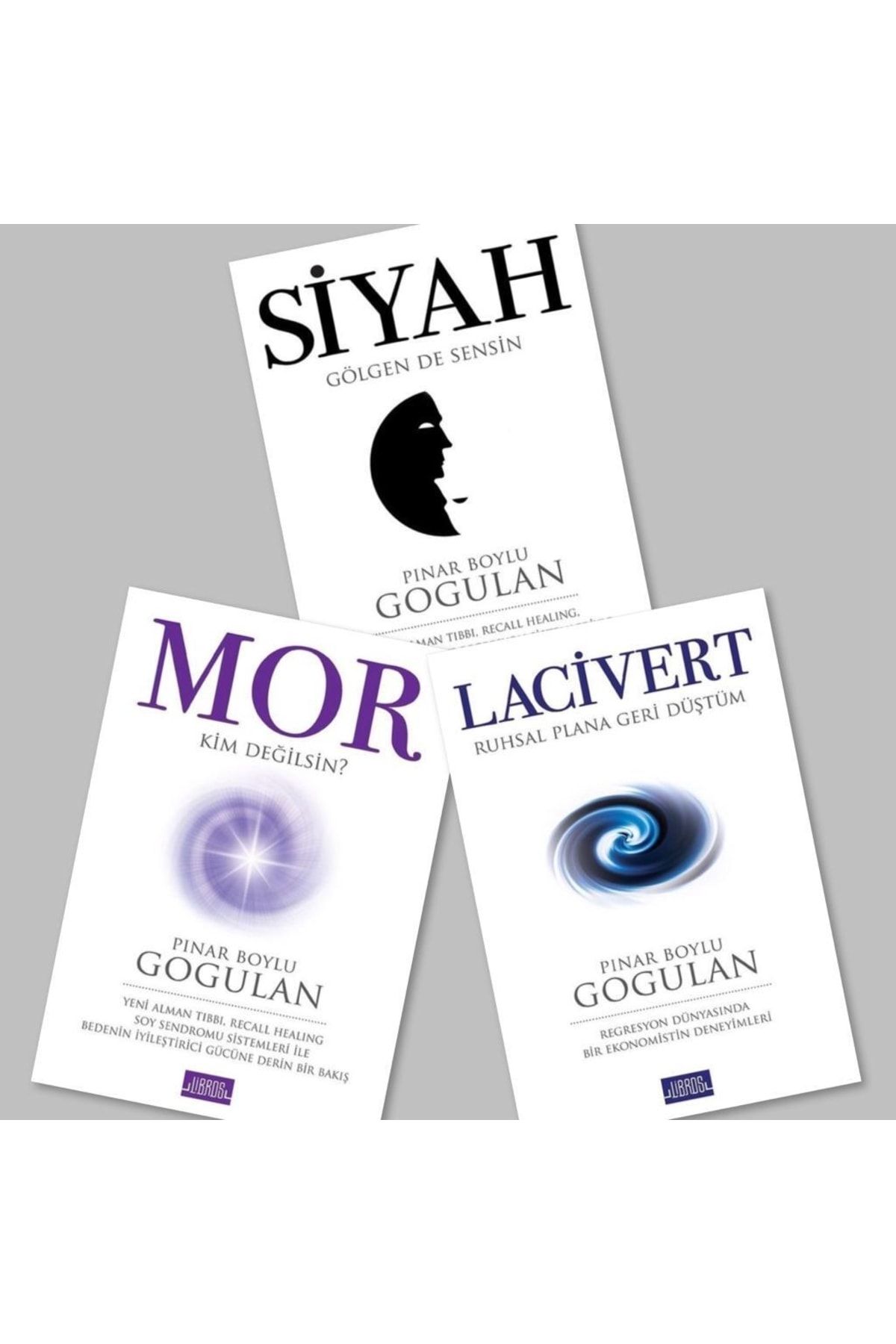 Libros Yayınları Siyah - Mor - Lacivert, Pınar Boylu Gogulan (3 Kitap), Caprice B112 Kalem Hediye