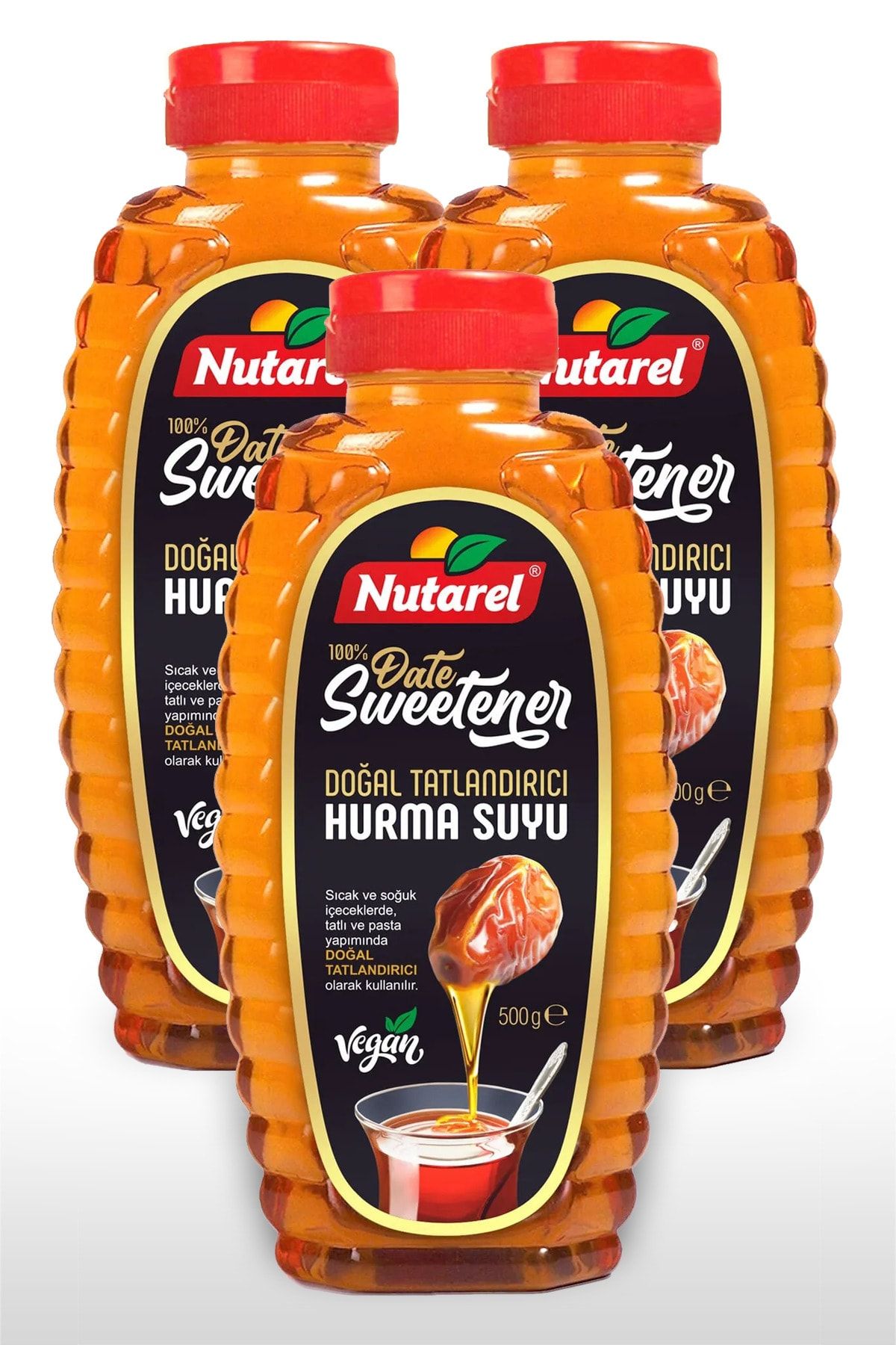 NUTAREL Hurma Suyu - %100 Date Sweetener 3 X 500 Gr.