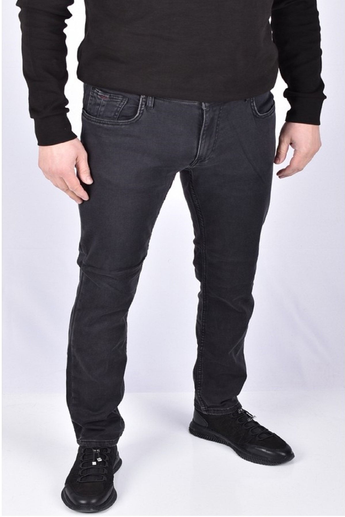 Twister Jeans Erkek Slim Fit, Normal Bel, Dar Paça Yeni Nesil Kot Pantolon Panama 640-03 Black