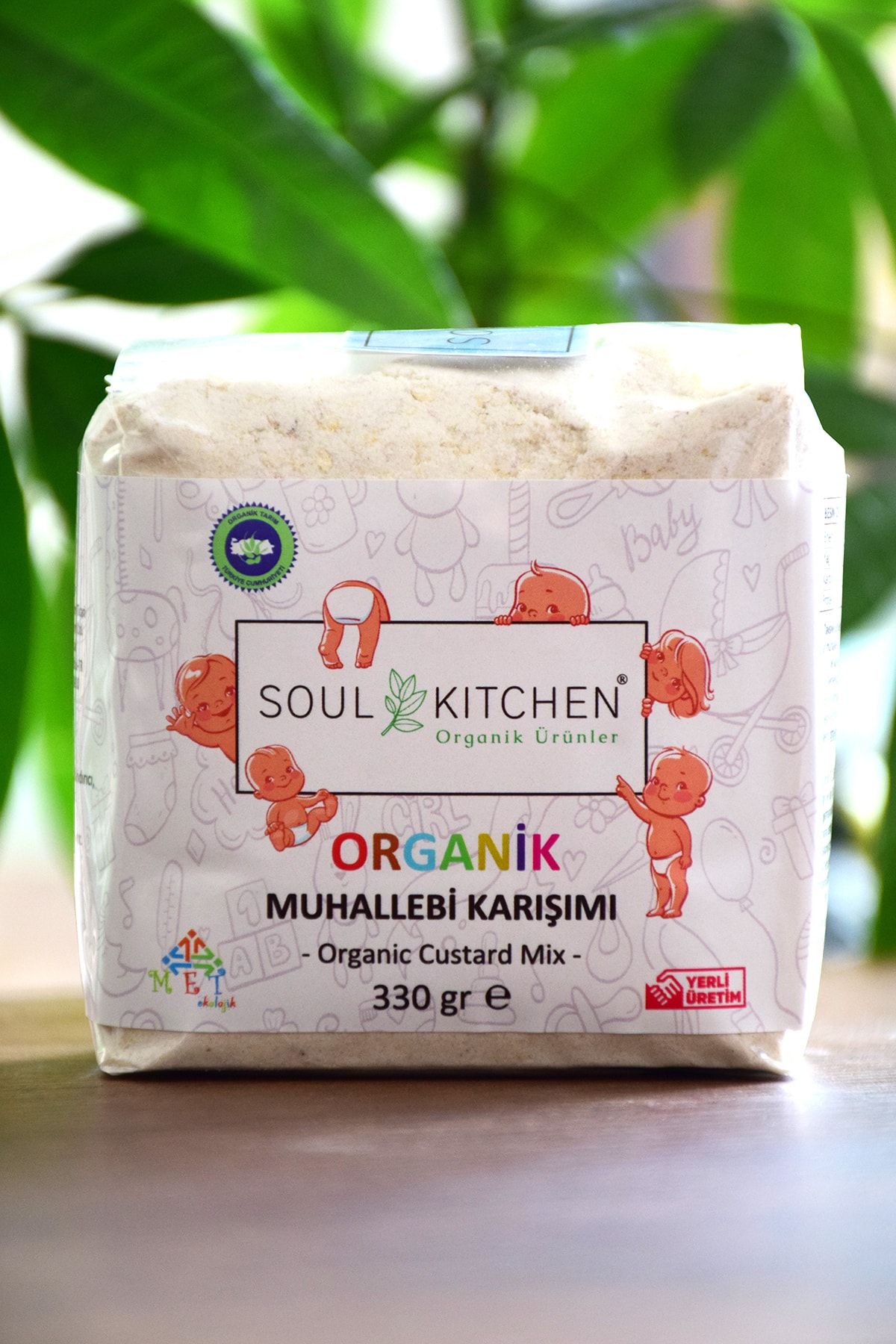 Soul Kitchen Organik Ürünler Organik Bebek Muhallebi Karışımı 330gr - Eko Paket