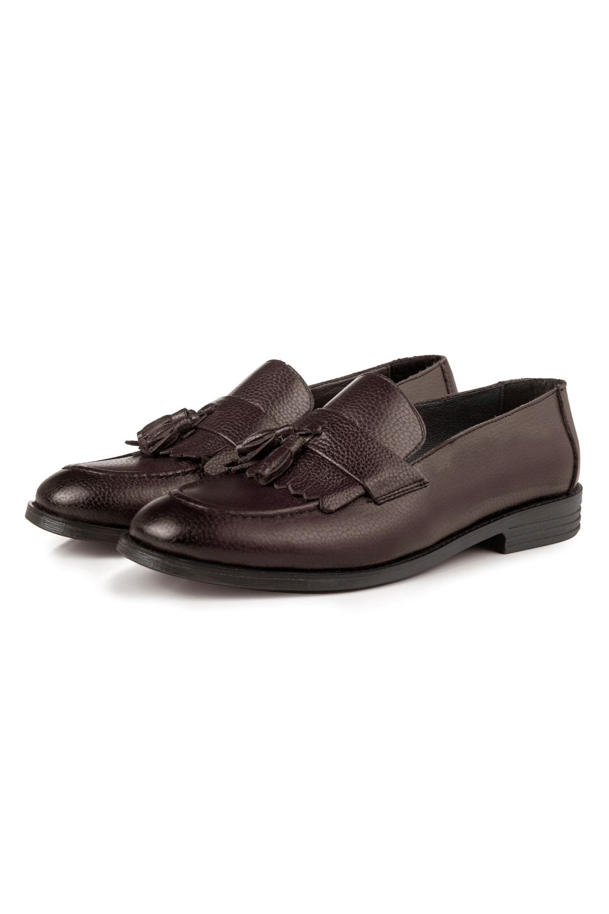 Ducavelli Tassel Hakiki Deri Erkek Klasik Ayakkabı, Loafer Klasik Ayakkabı, Makosen Ayakkabı