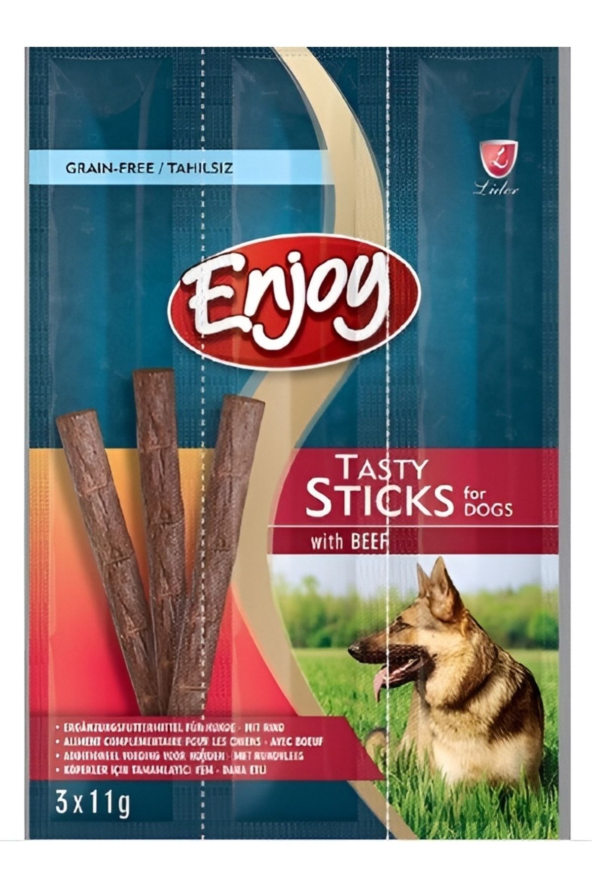 Enjoy Köpek Biftekli Sticks Ödül Çubuğu 3x11 Gr